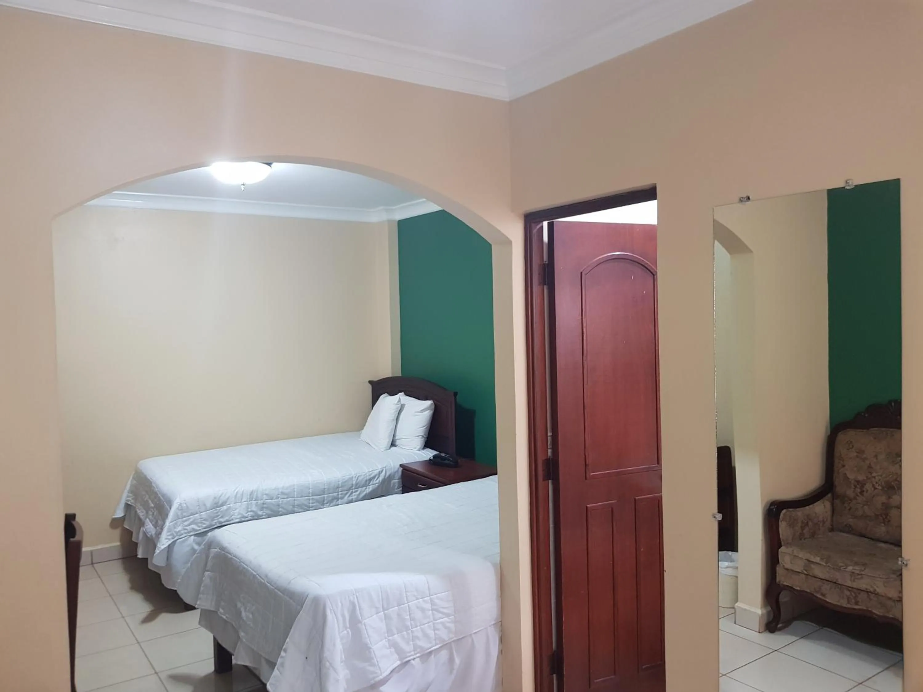 Bed in Hotel Florencia