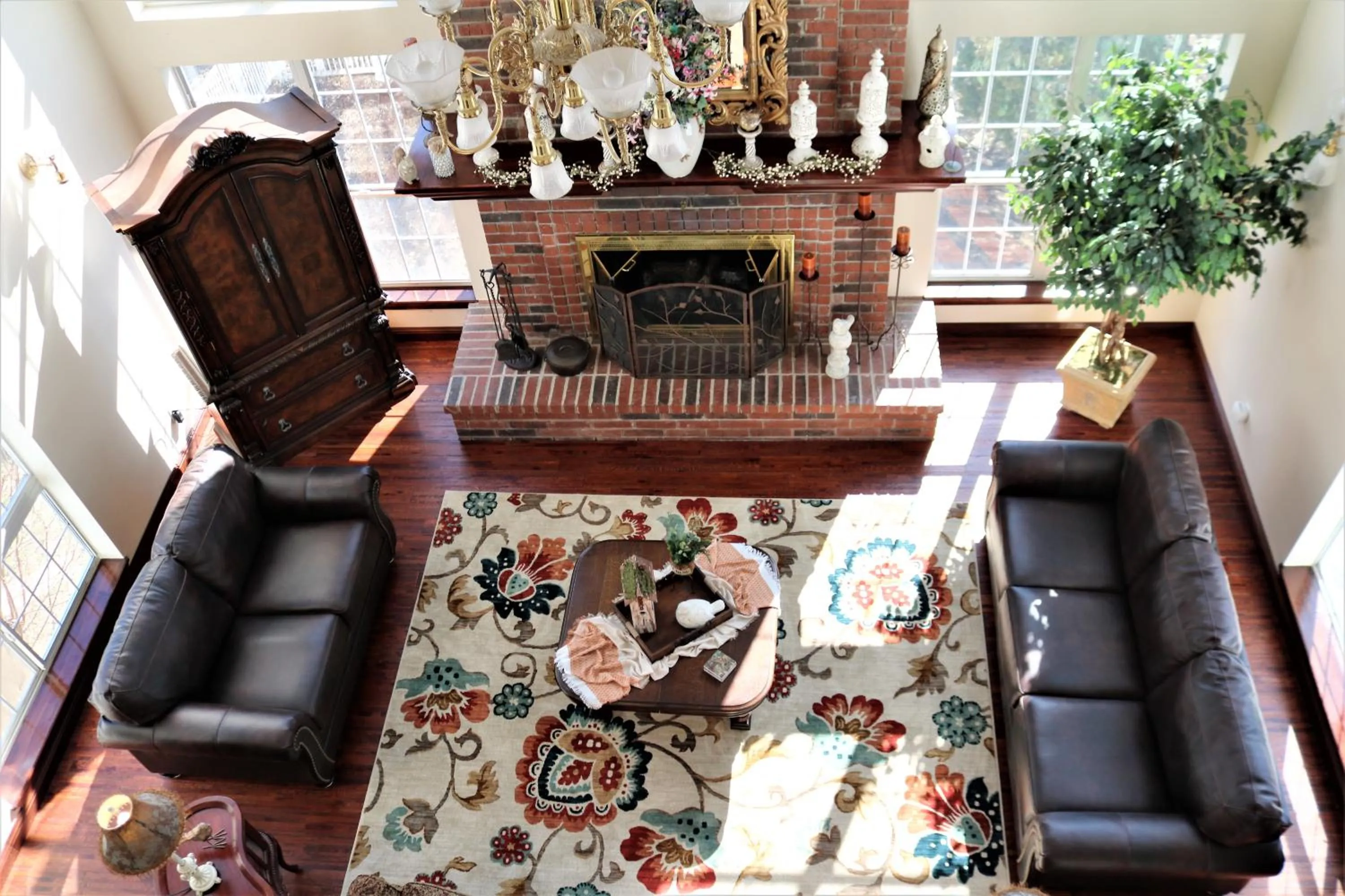 Communal lounge/ TV room in Bradford House Bed and Breakfast