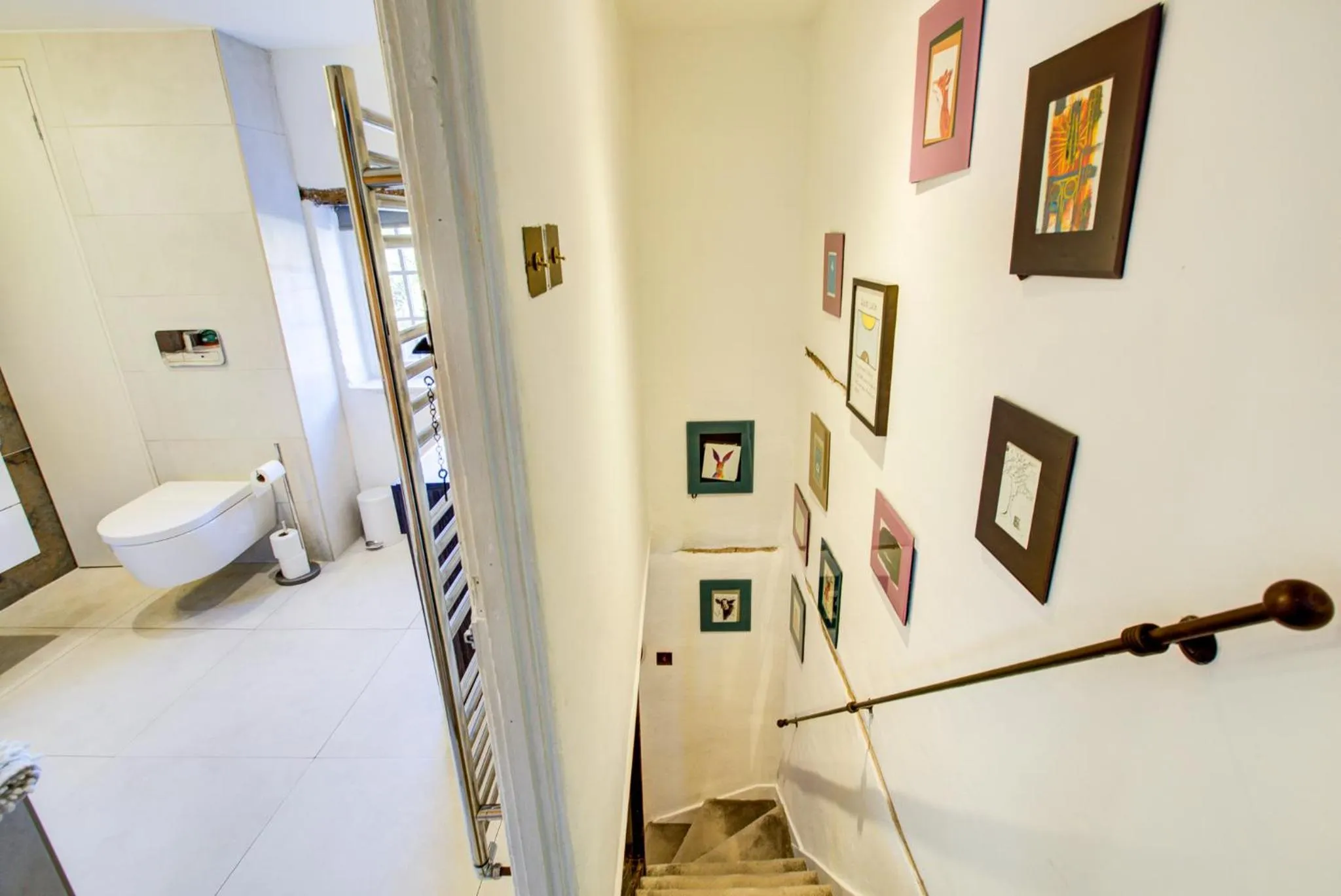 Lobby or reception, Bed in Cartref