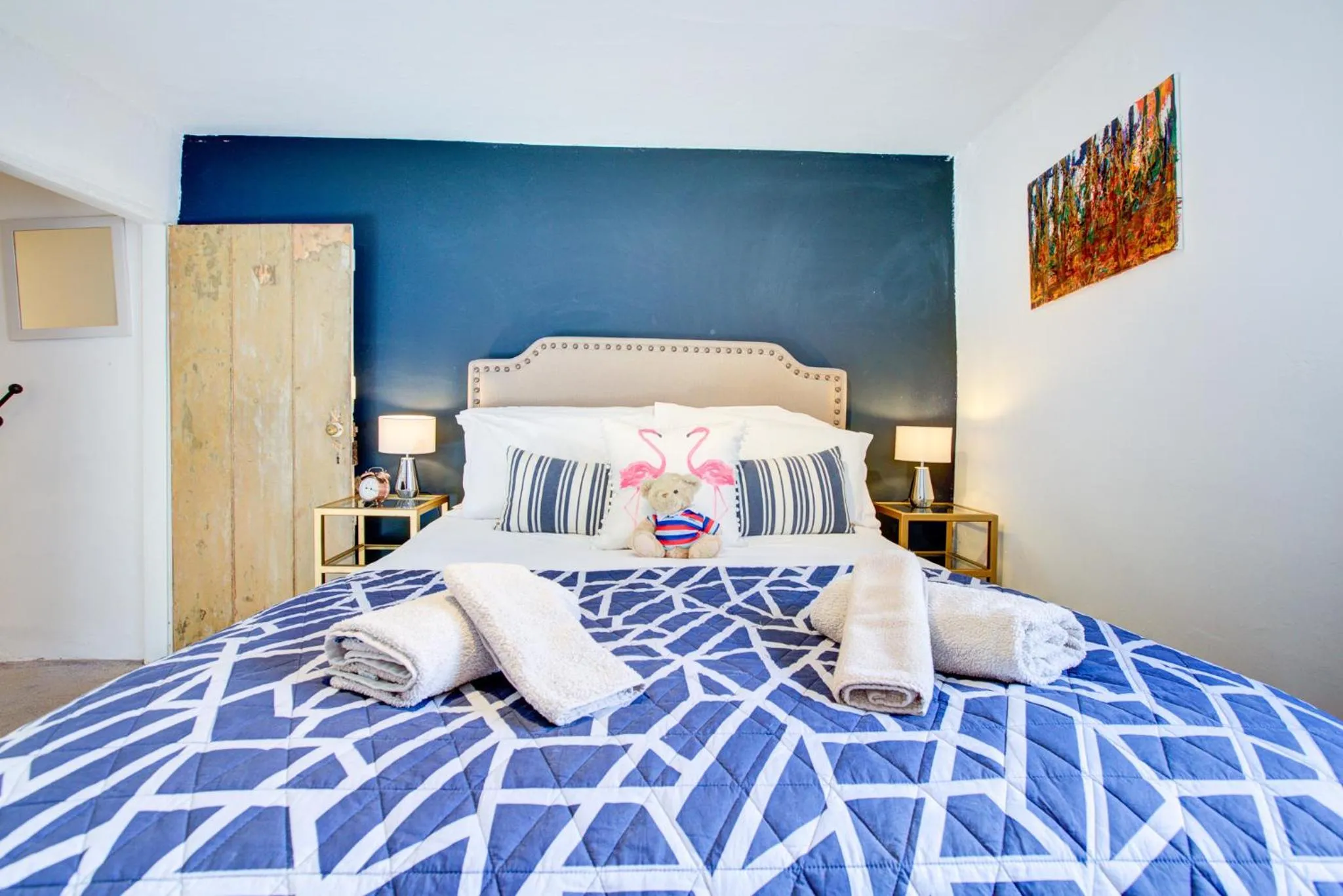 Bedroom, Bed in Cartref