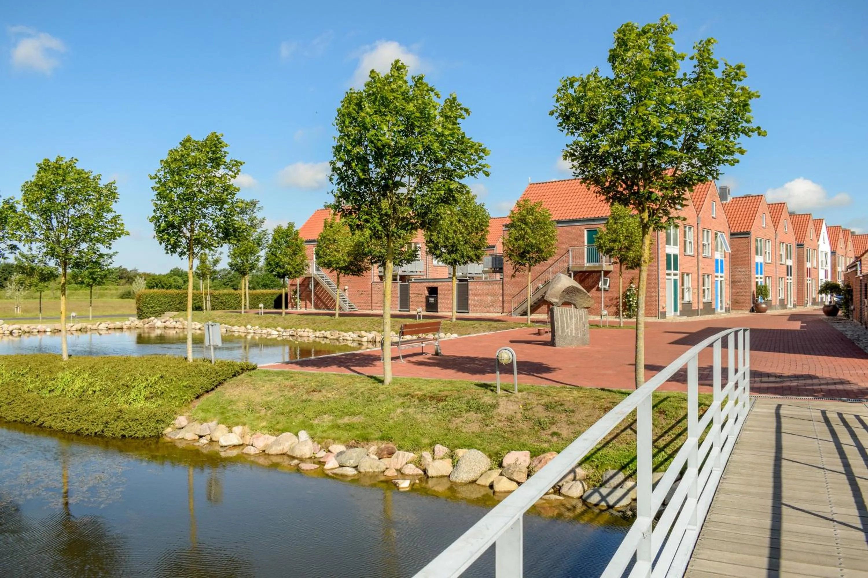 Garden view in Ribe Byferie Resort