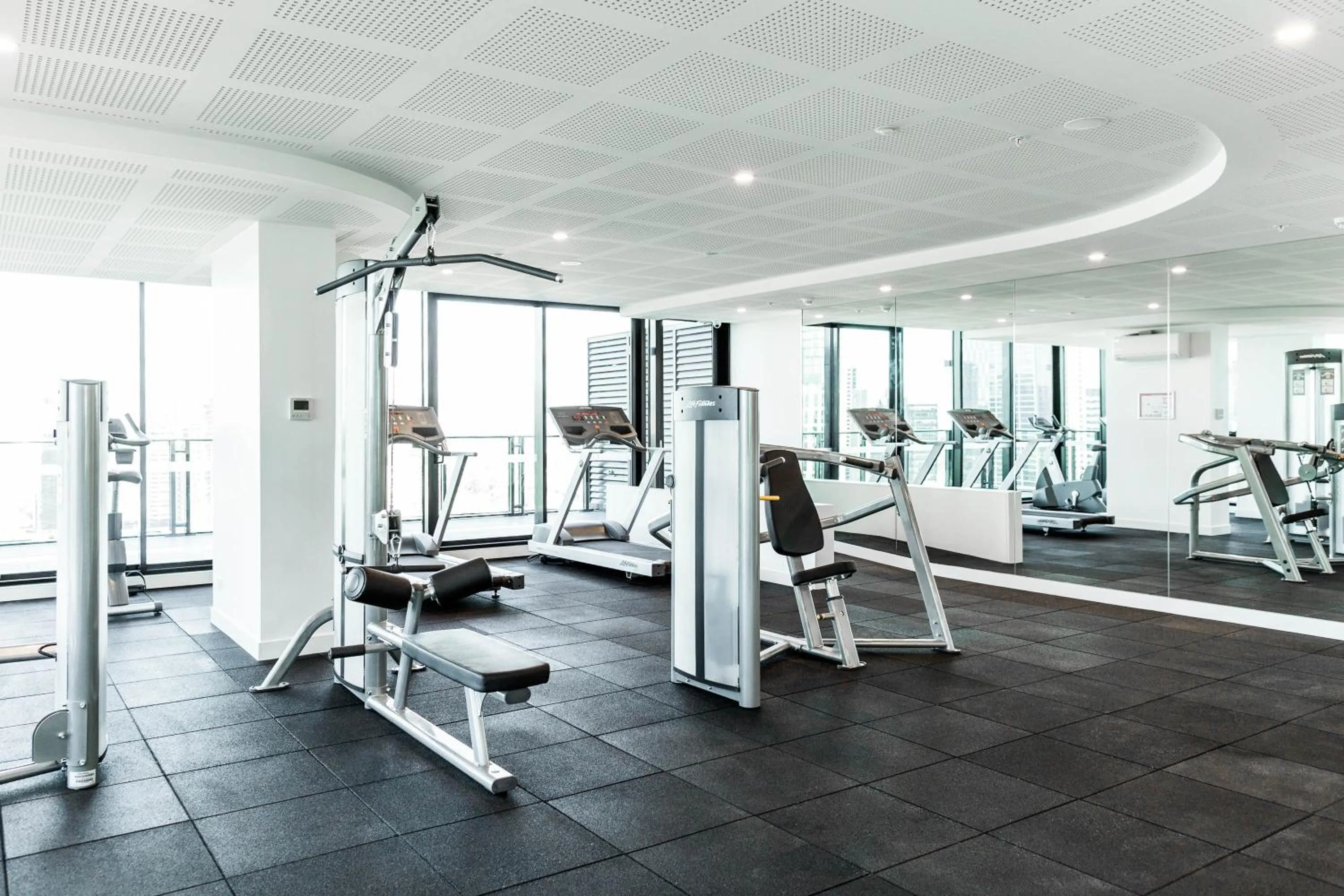 Fitness centre/facilities in The Canvas Apartment Hotel