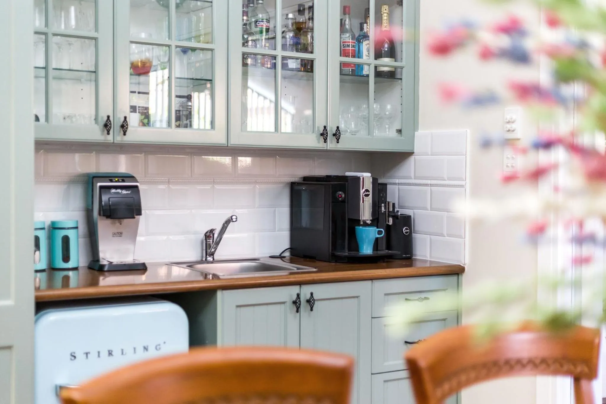 Kitchen or kitchenette in BIRCHES B&B