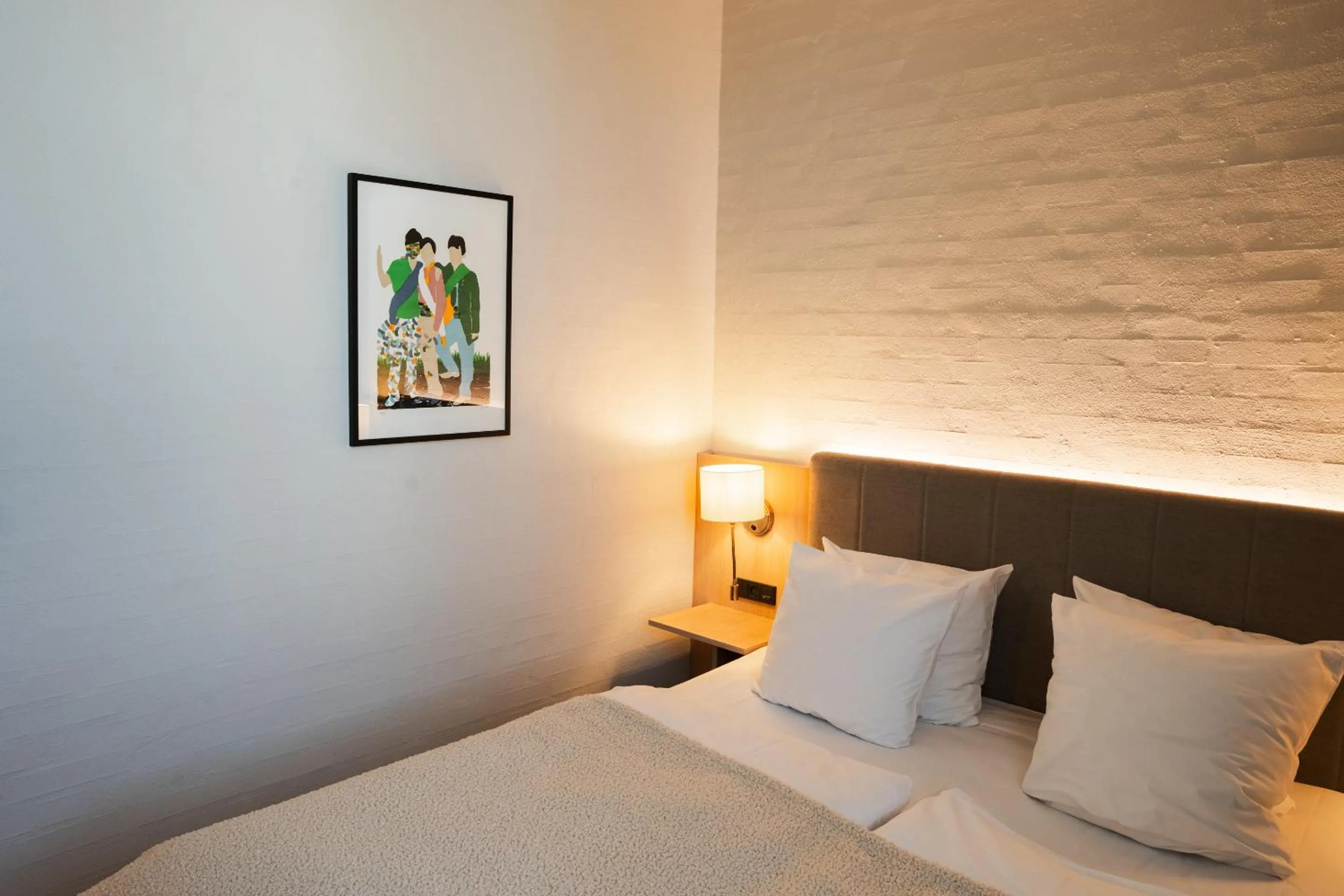 Bed in Hotel Scheelsminde