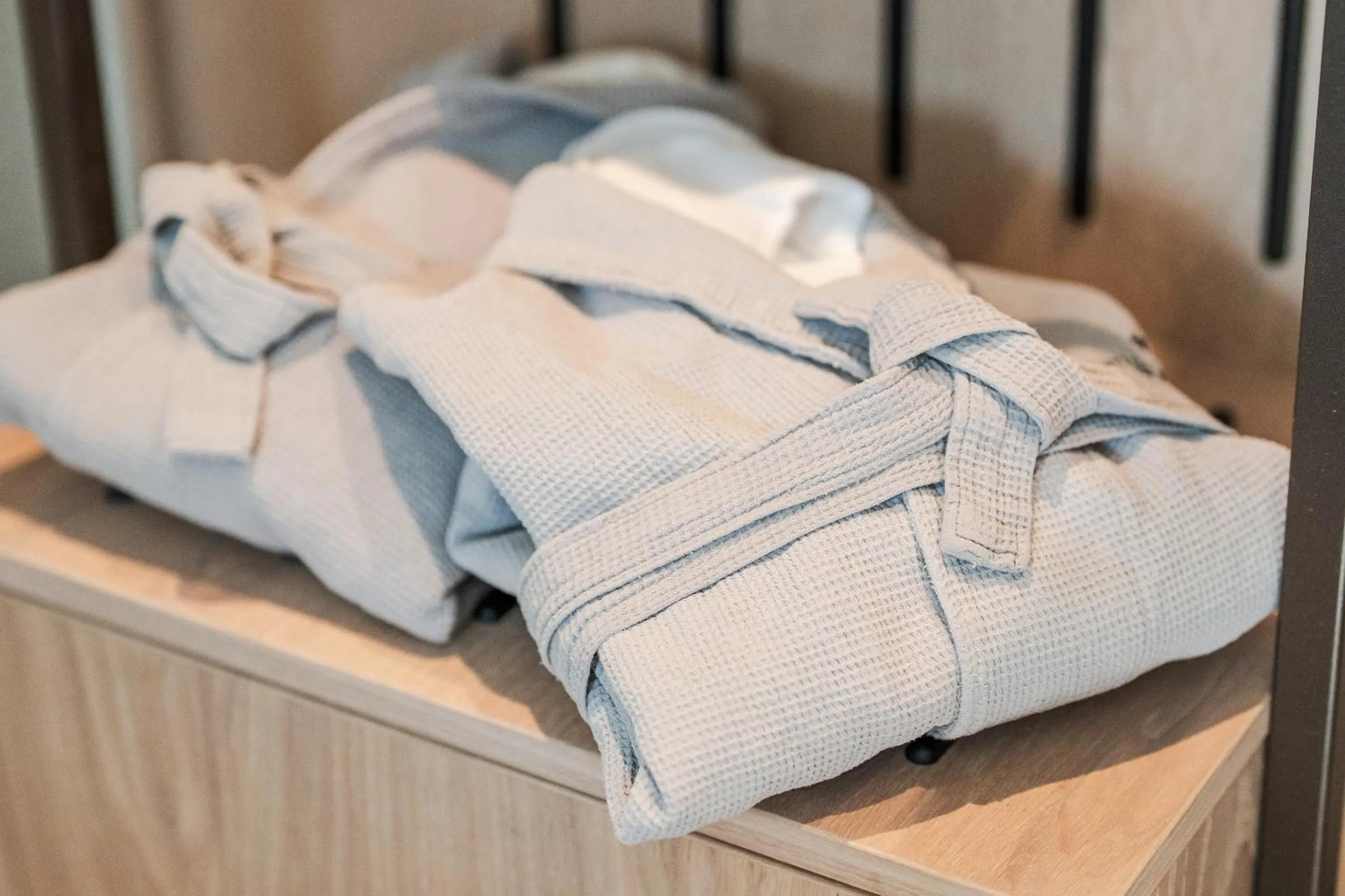 towels, Bed in Hotel Scheelsminde