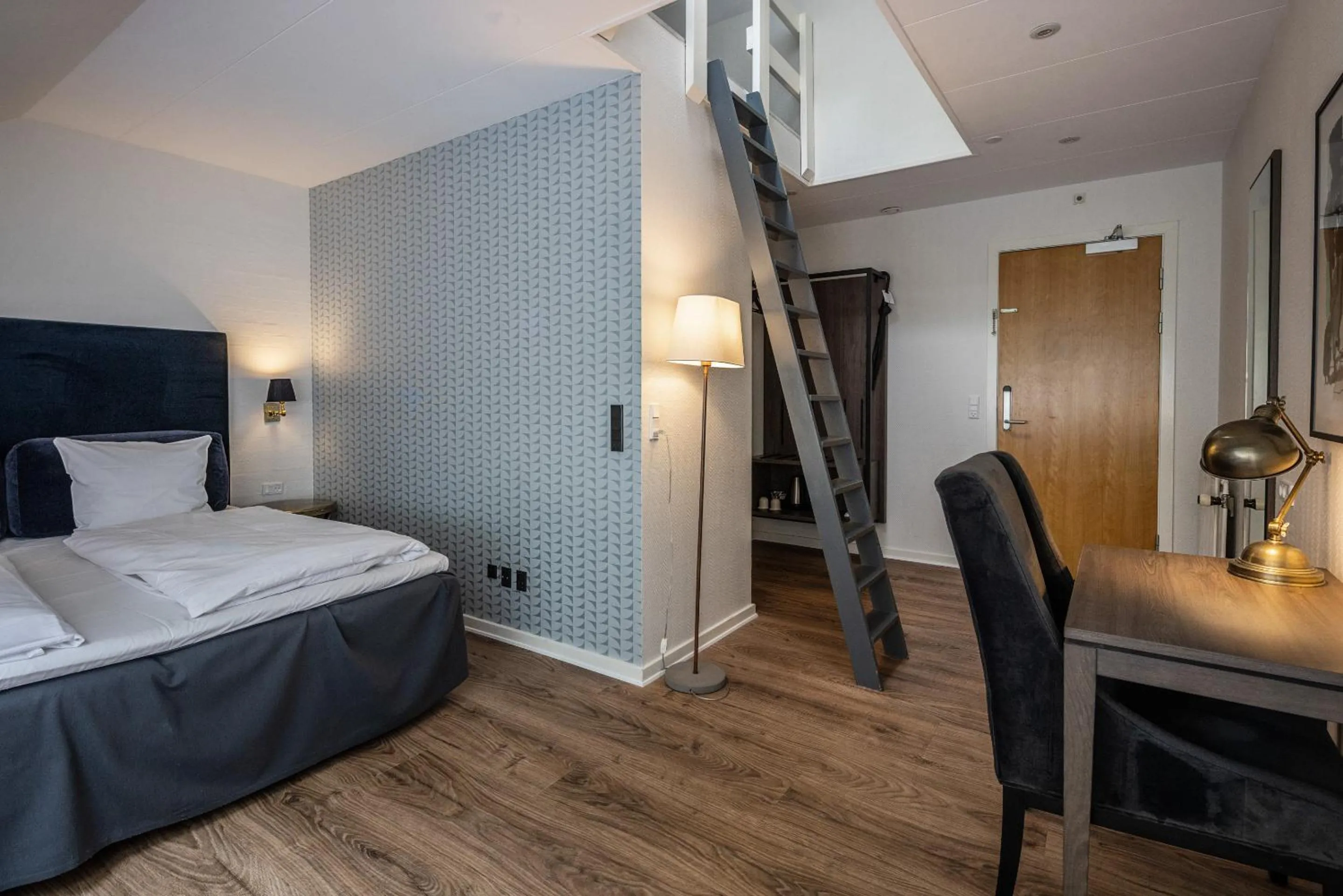 Photo of the whole room, Bed in Hotel Scheelsminde