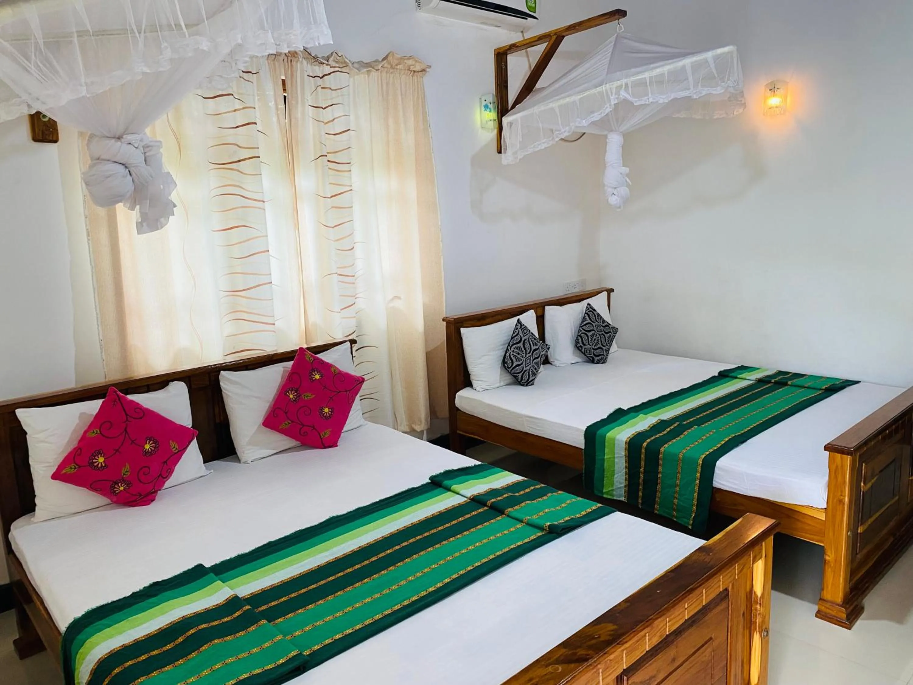 Bed in Rich Resort & Restaurant