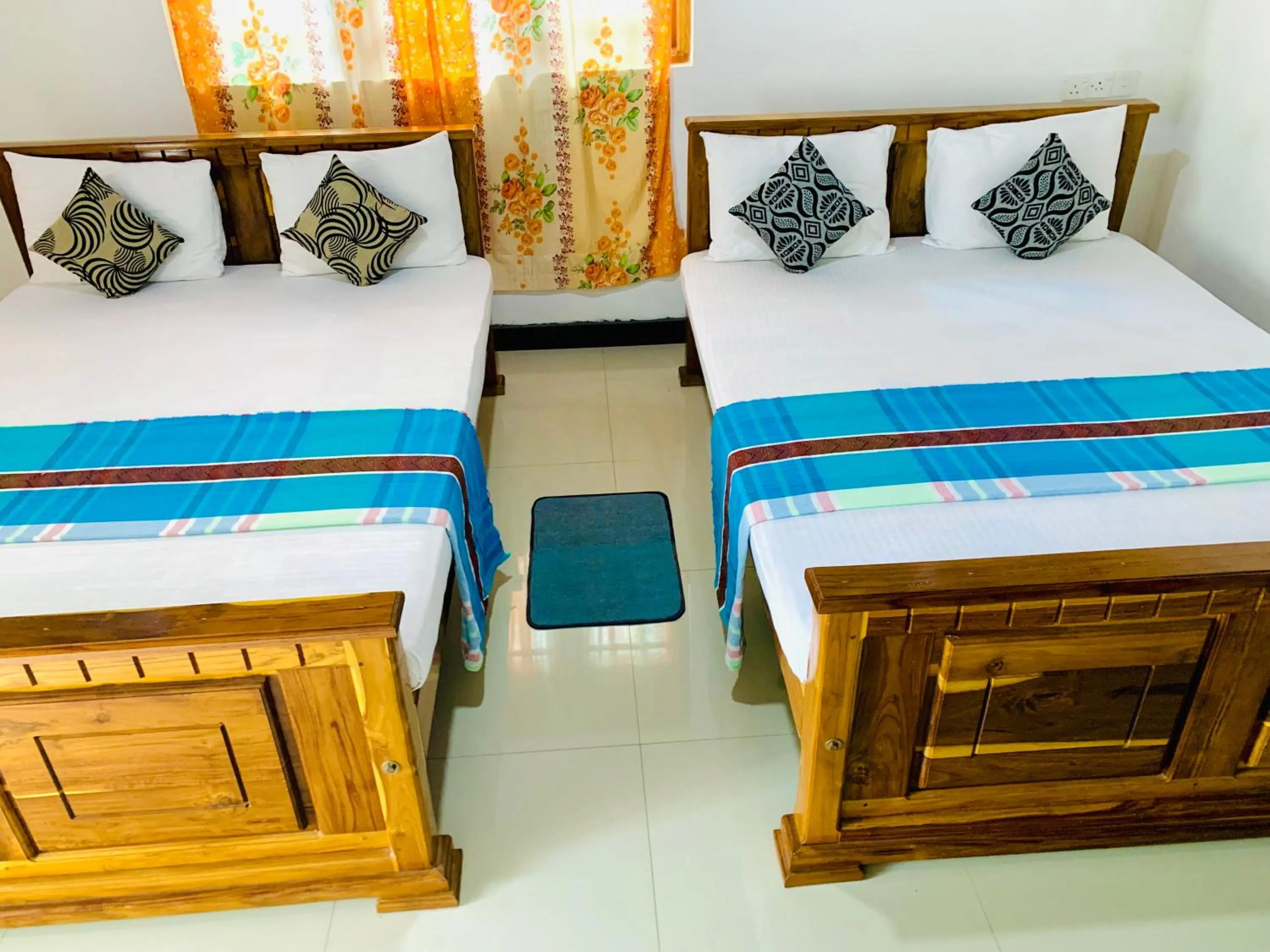 Bed in Rich Resort & Restaurant