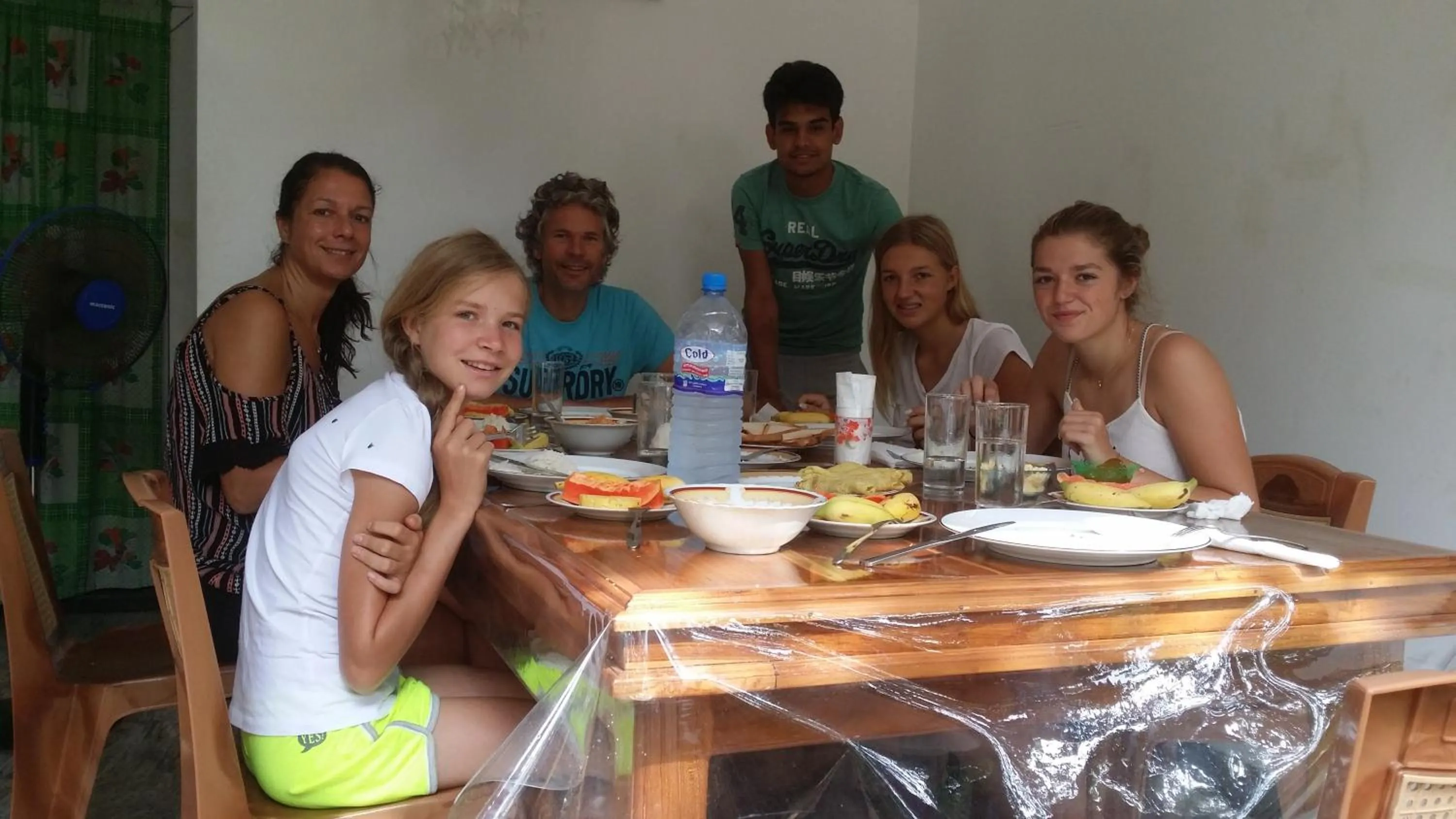 Asian breakfast in Rich Resort & Restaurant