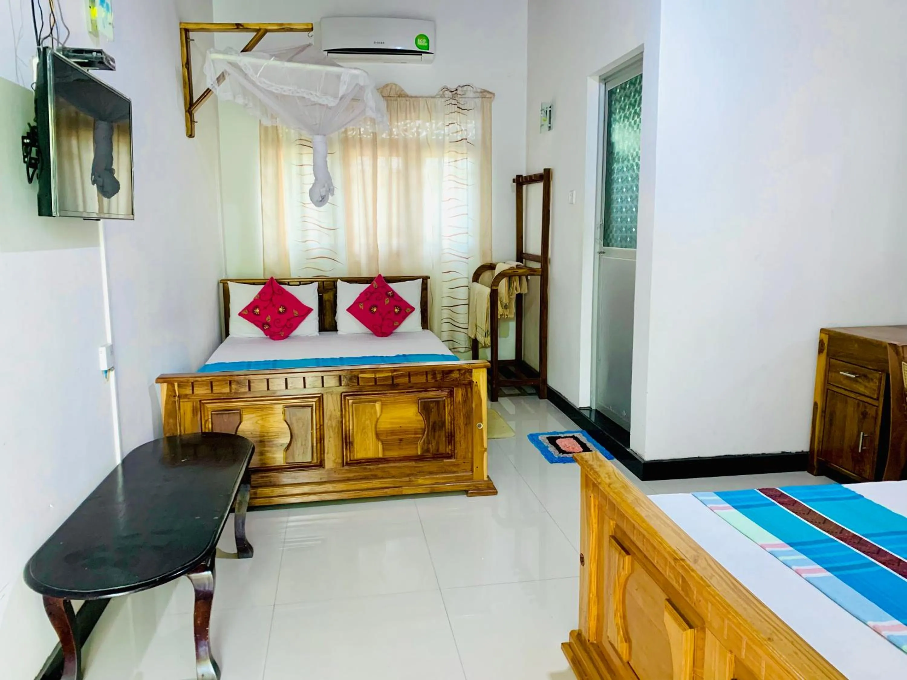 Bed in Rich Resort & Restaurant