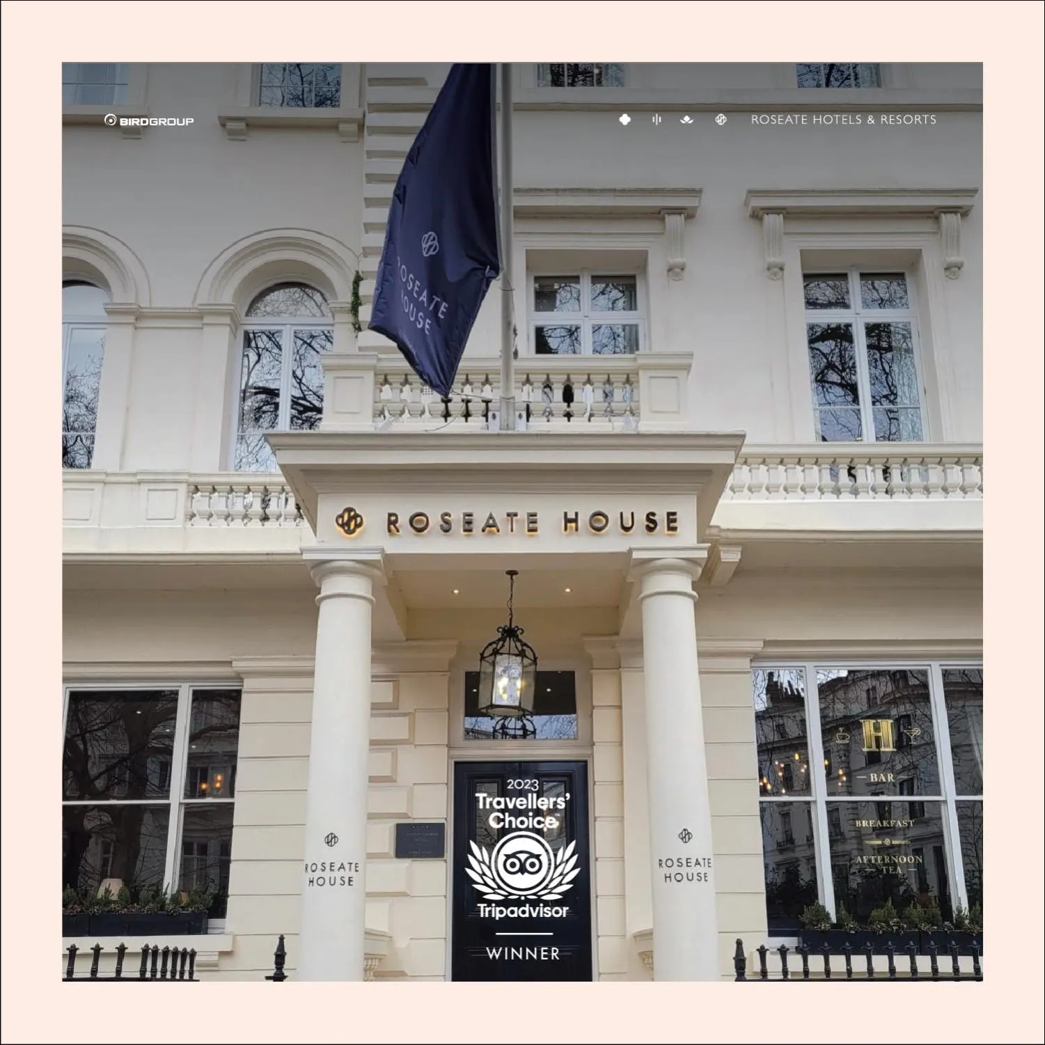 Facade/entrance in Roseate House London