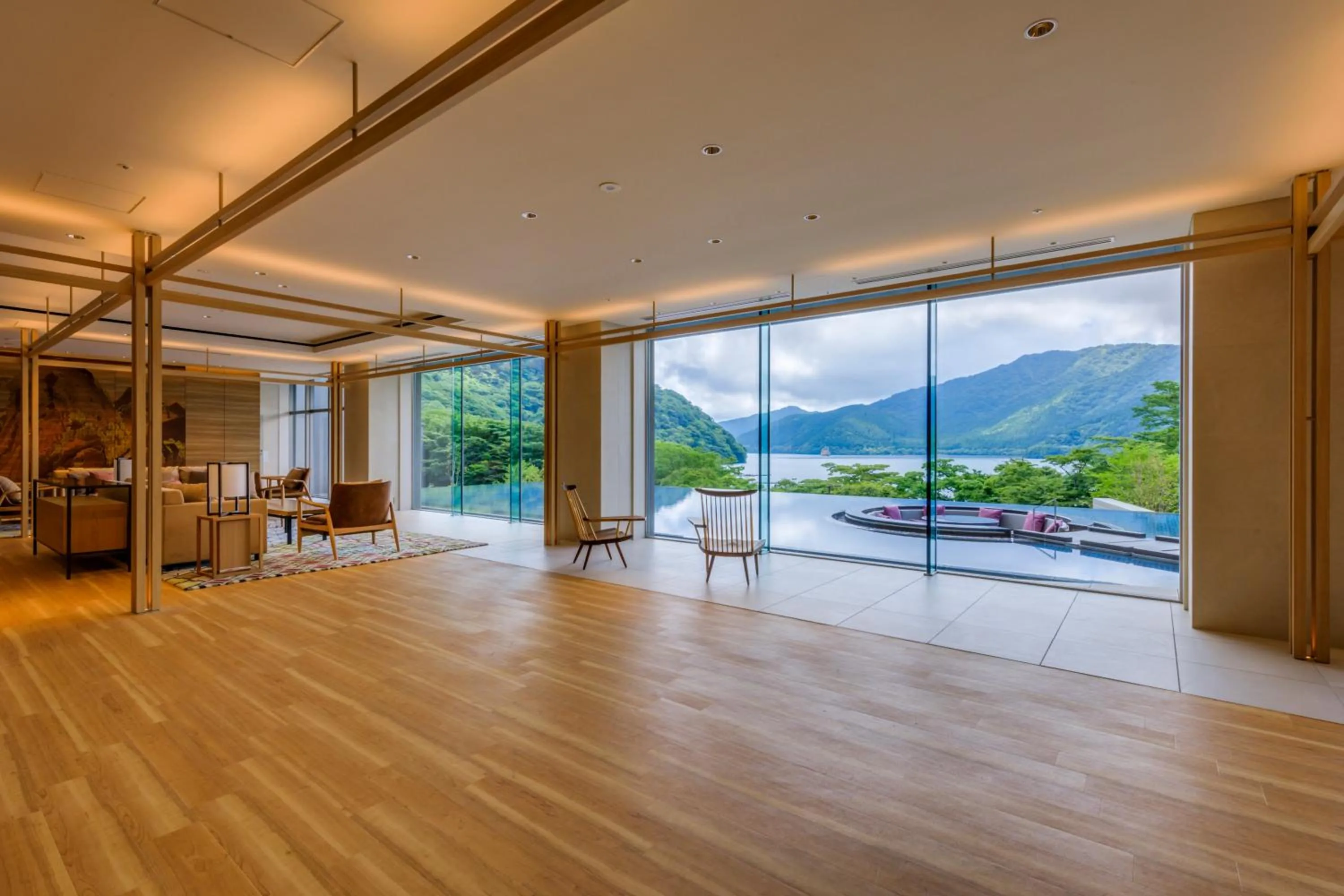 Lobby or reception in Hakone Ashinoko Hanaori