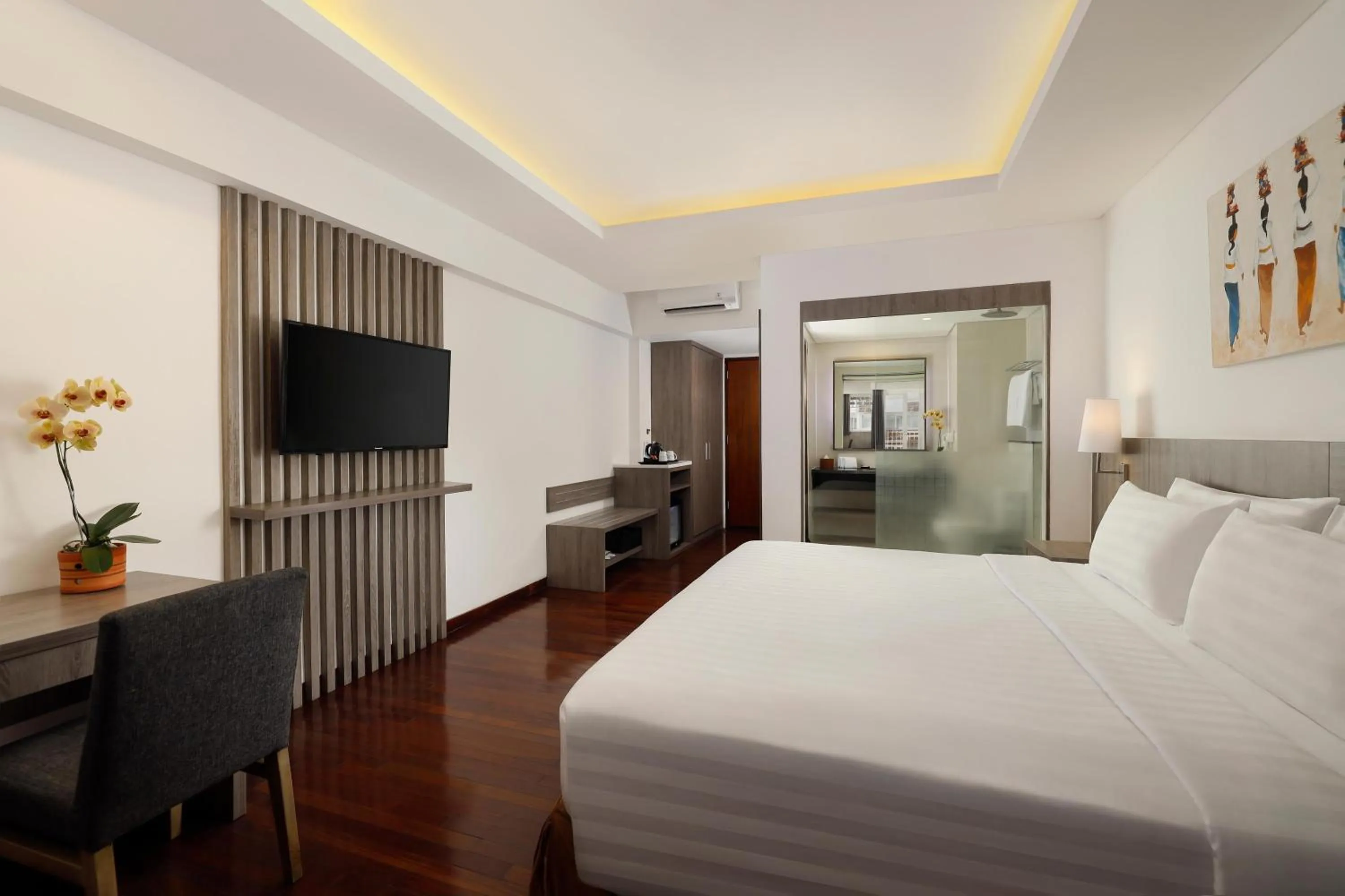 Bedroom, Bed in Aston Canggu Beach Resort