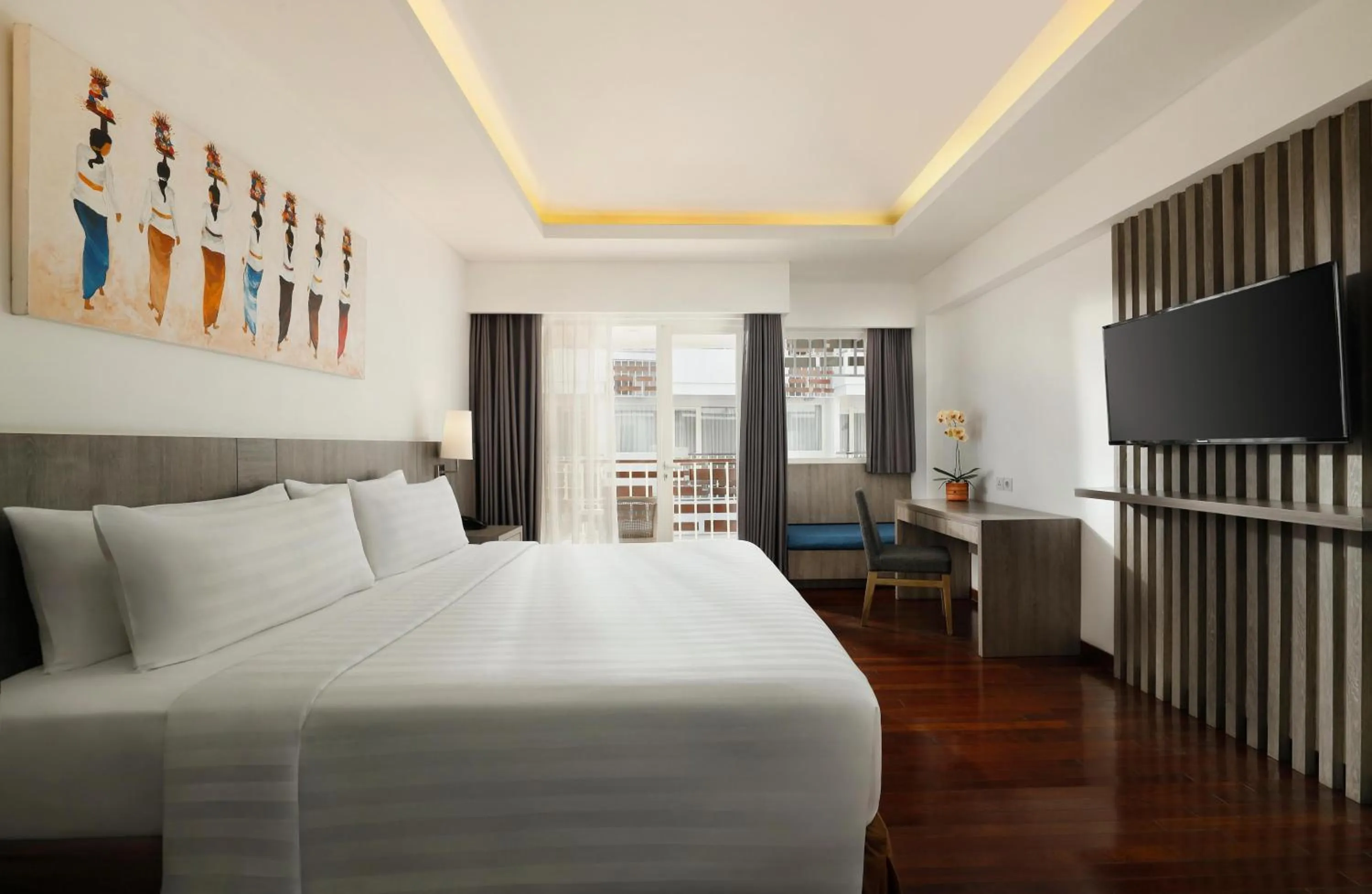 Bedroom, Bed in Aston Canggu Beach Resort