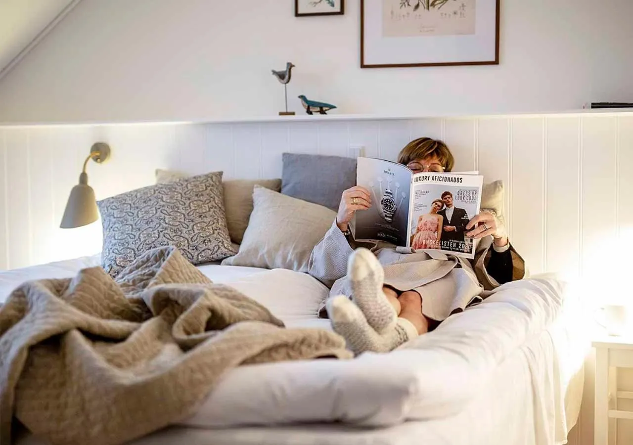 Bed in Hjerting Badehotel