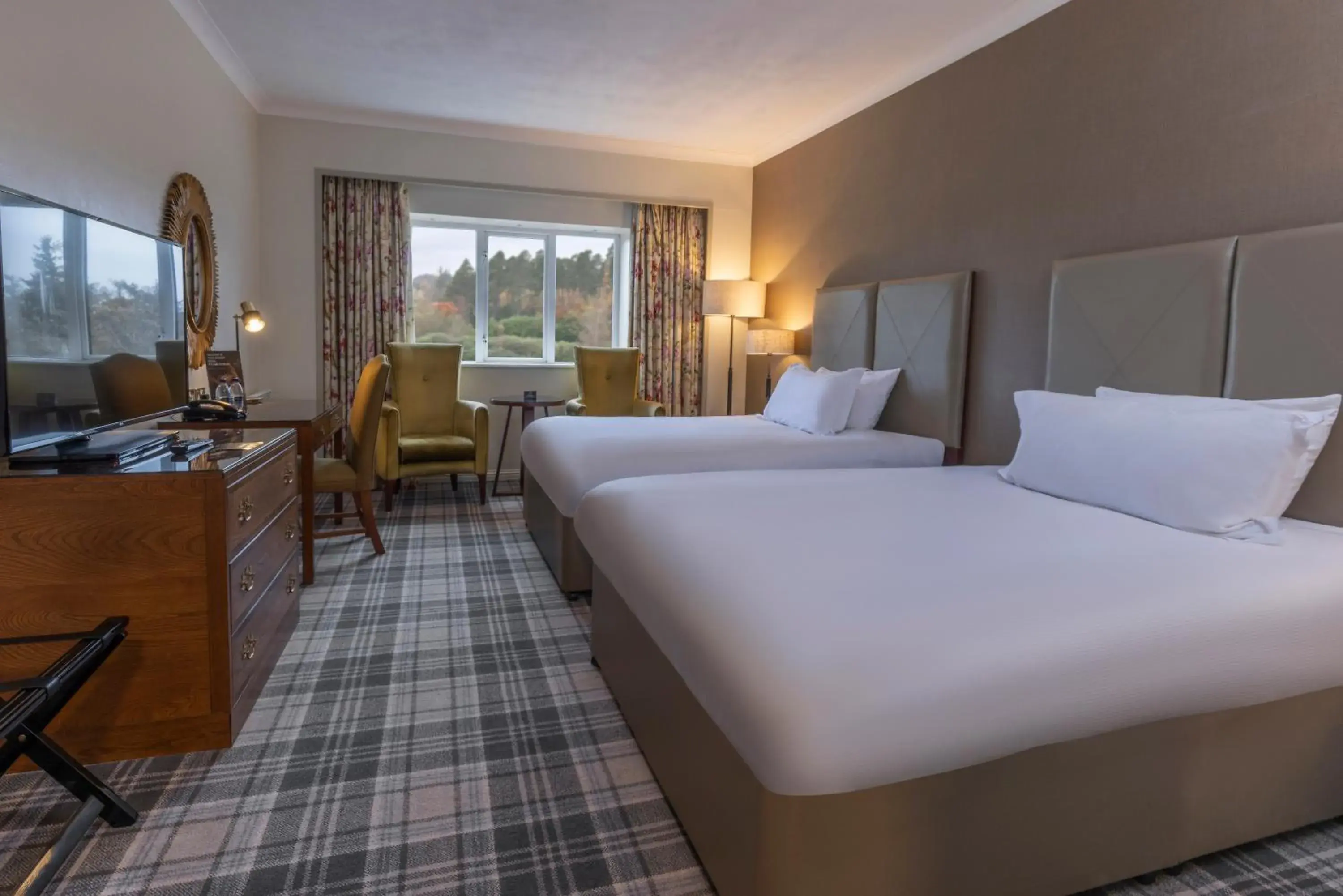 Feature Twin Room in Slaley Hall Hotel, Spa & Golf Resort Feature Twin Room in Slaley Hall Hotel, Spa & Golf Resort