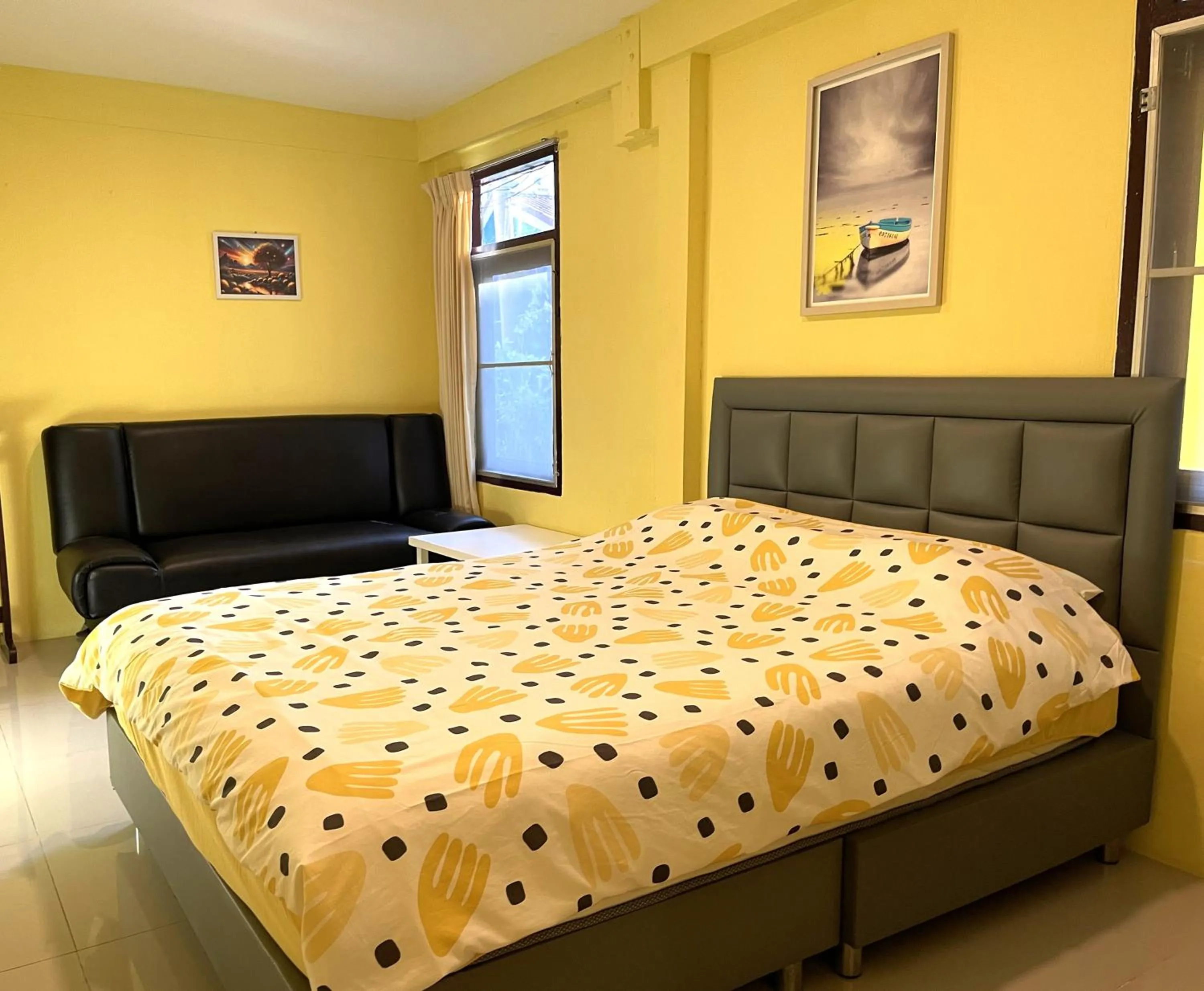 Bed in Golf-Sea-City Guest House