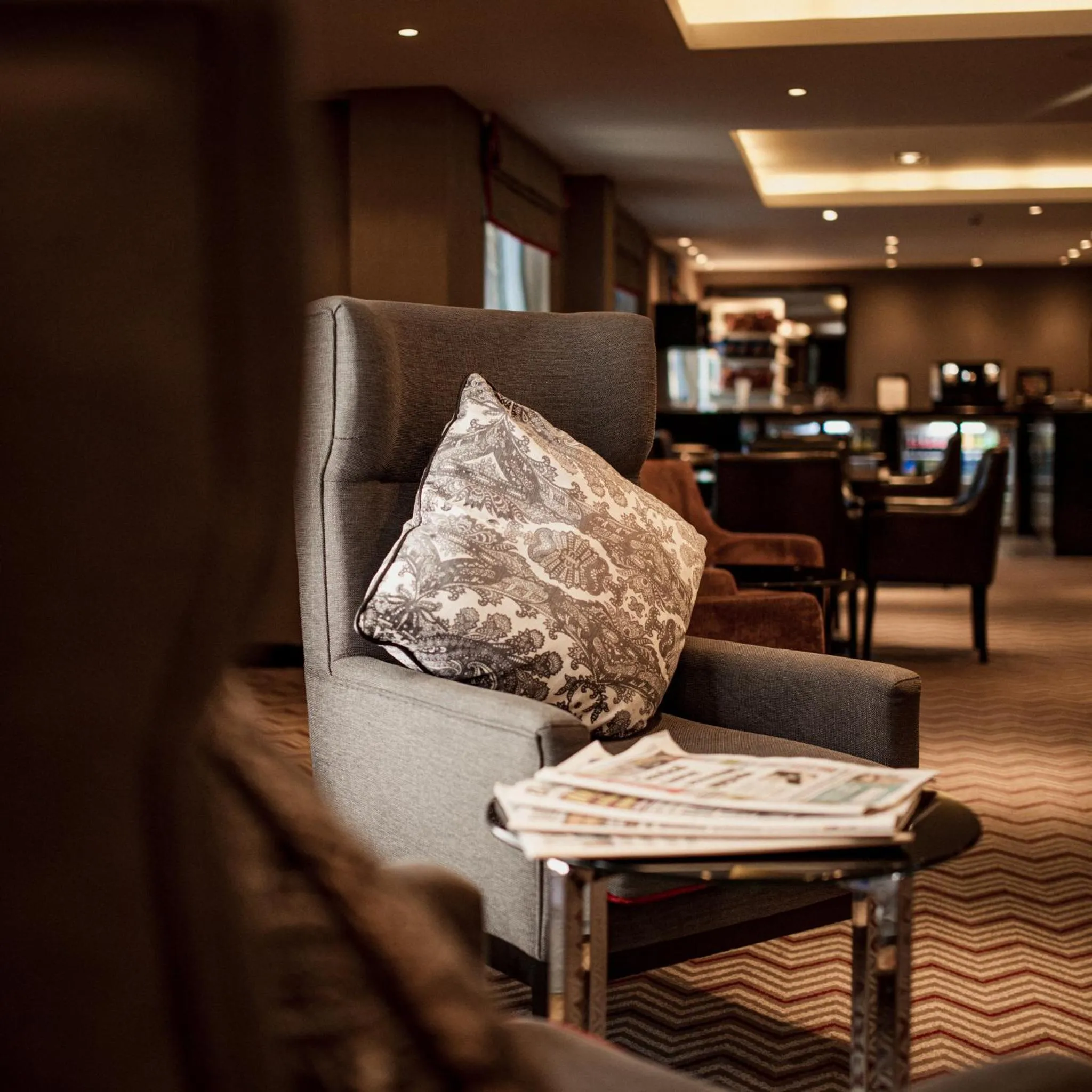Seating area in Crowne Plaza Gerrards Cross by IHG