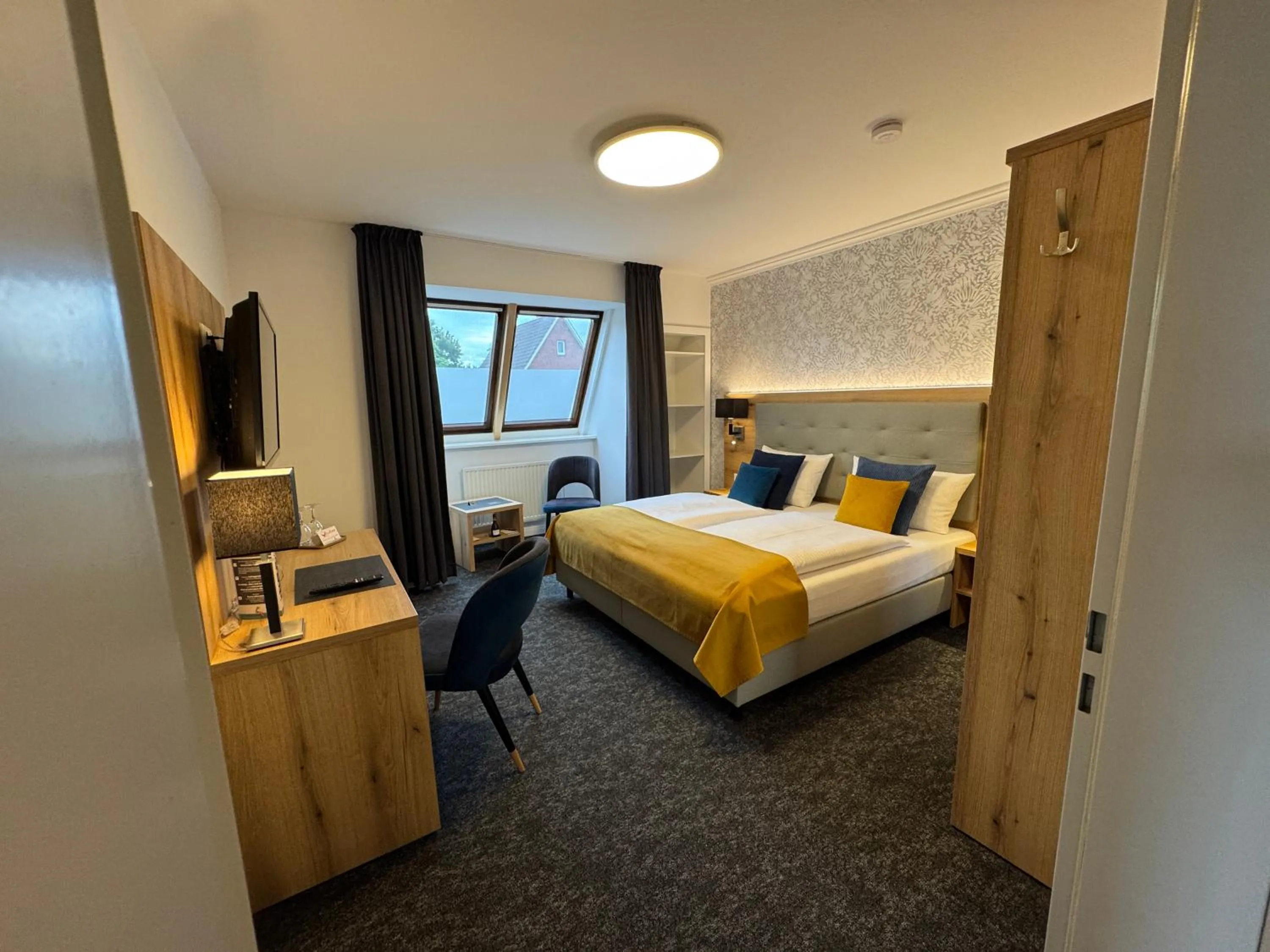 Bed in Hotel Garni am Obsthof Stade - Altes Land