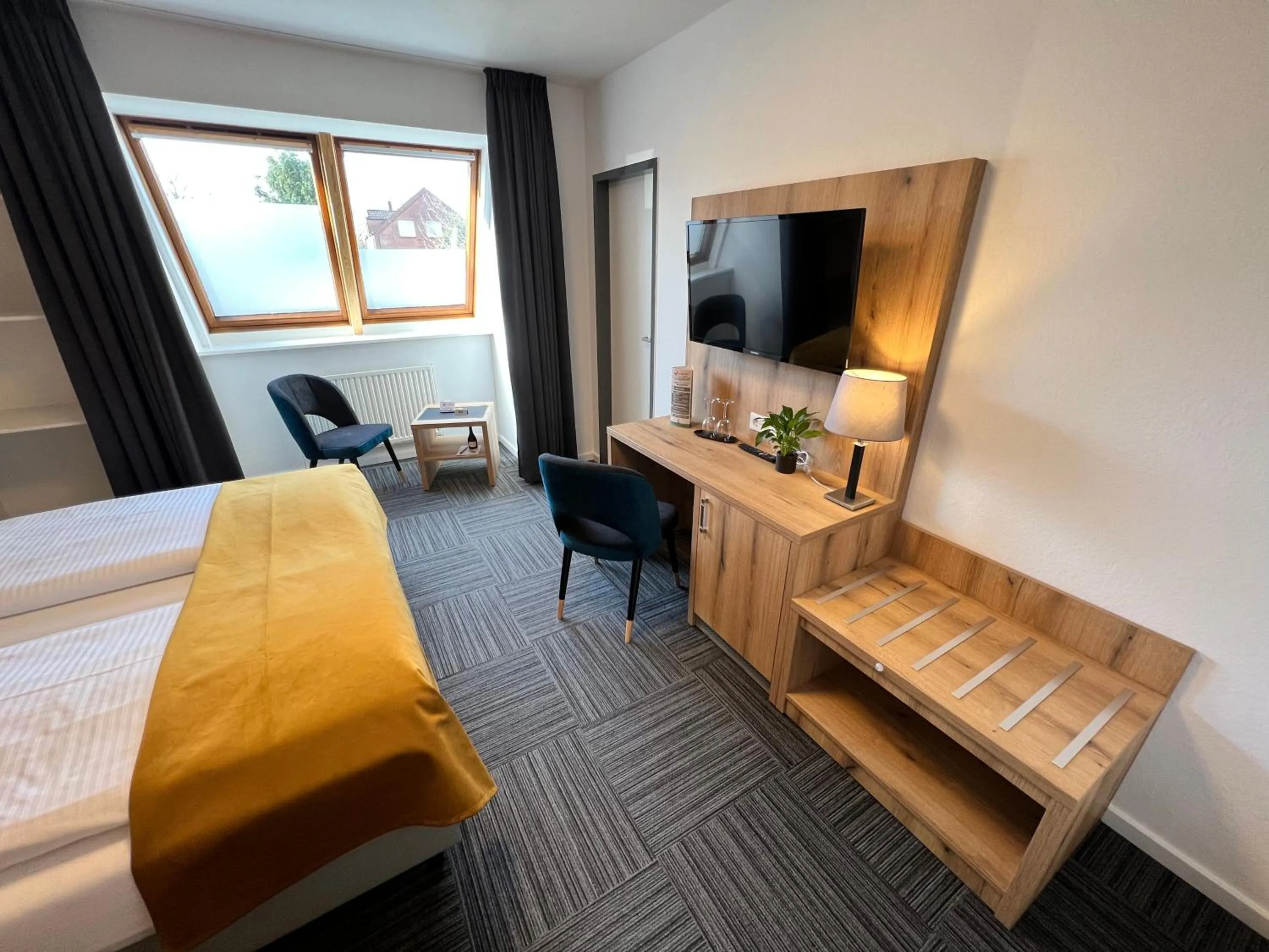 Bed in Hotel Garni am Obsthof Stade - Altes Land