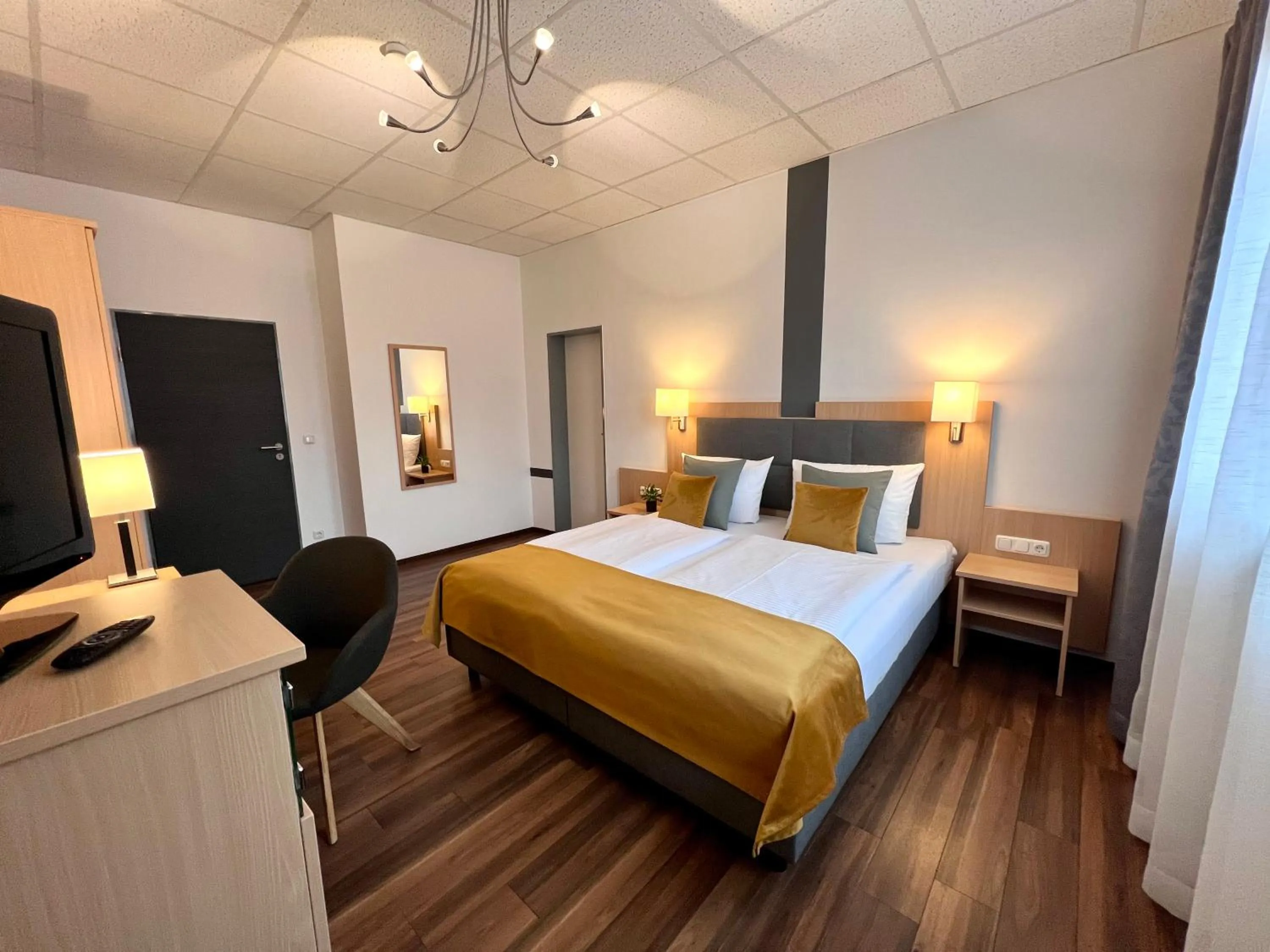 Bed in Hotel Garni am Obsthof Stade - Altes Land