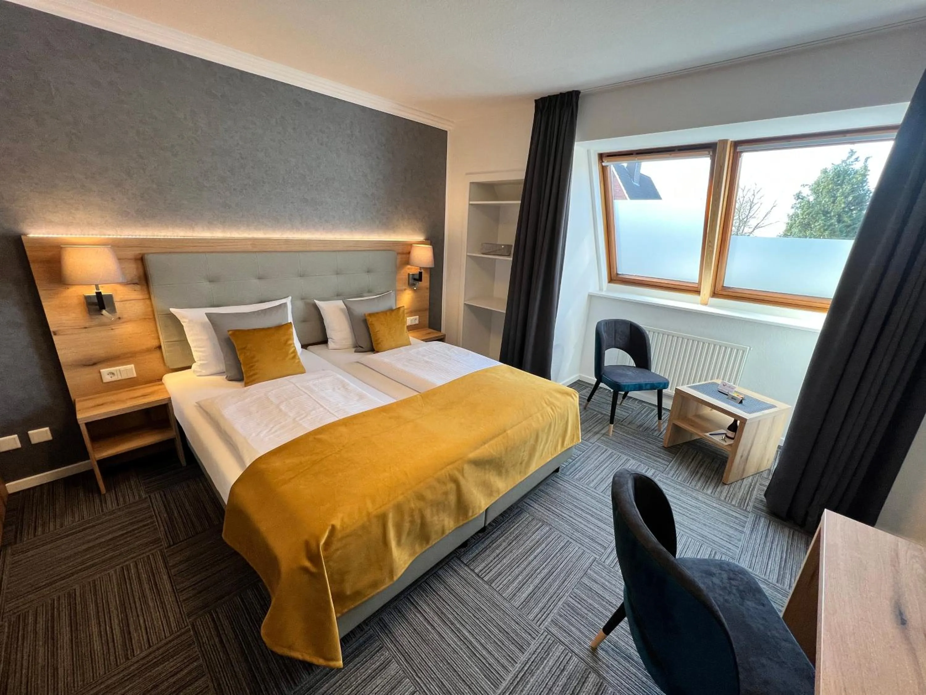 Bed in Hotel Garni am Obsthof Stade - Altes Land