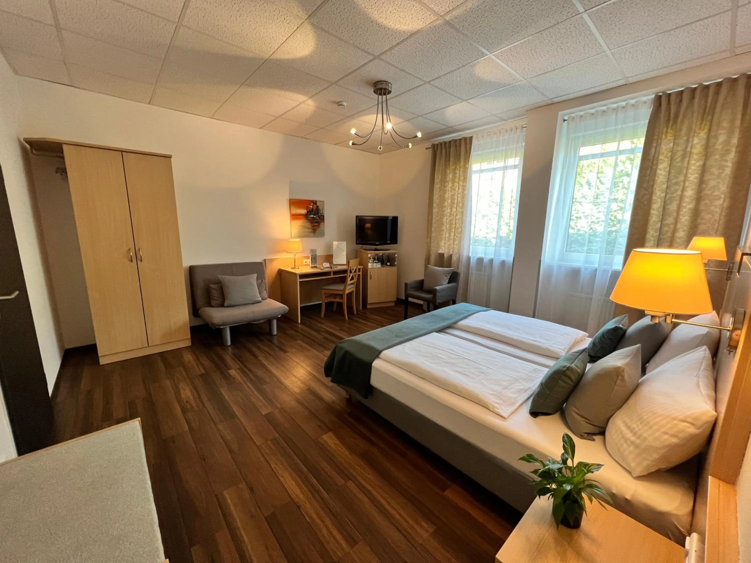 Bed in Hotel Garni am Obsthof Stade - Altes Land