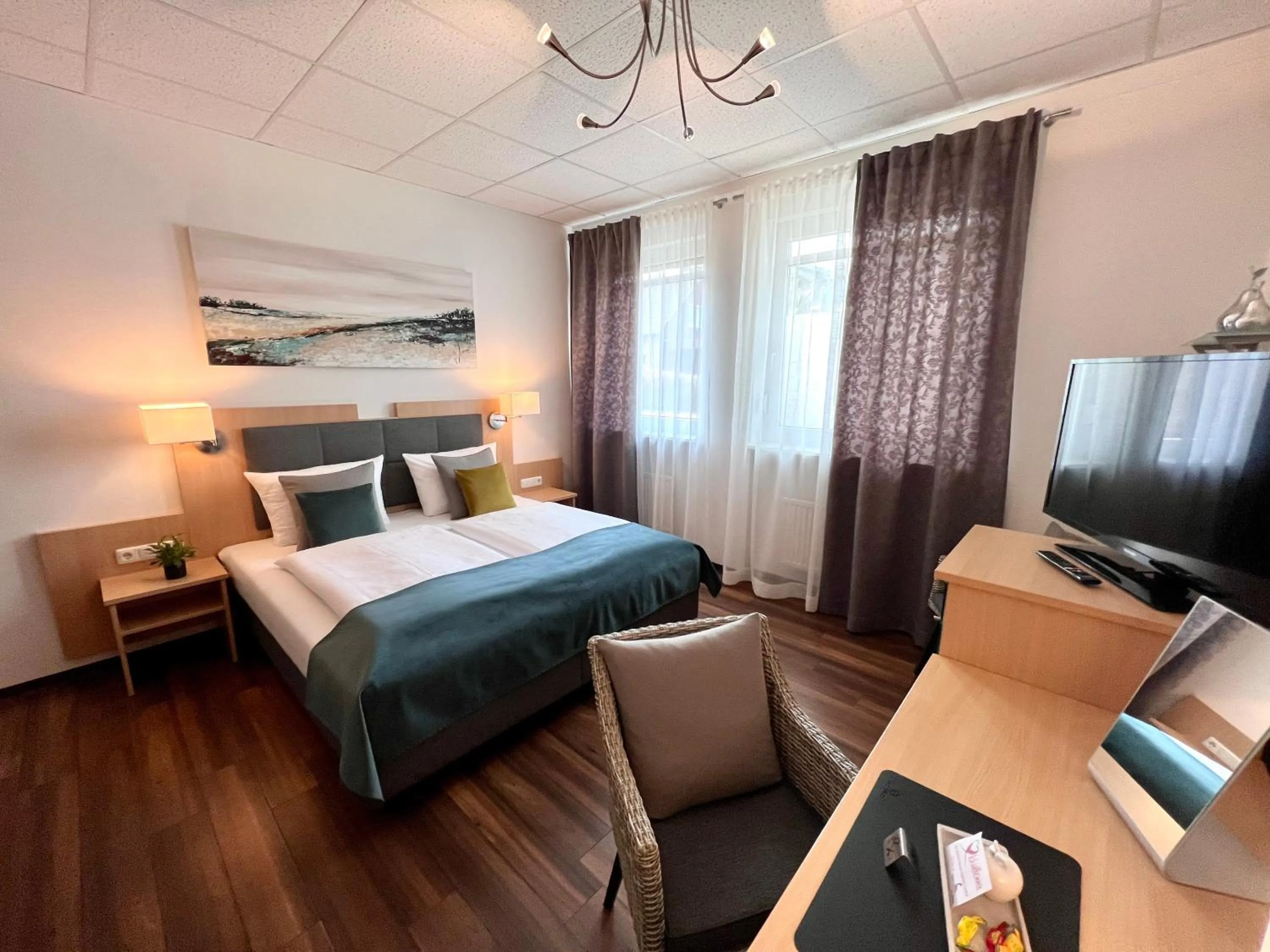 Bed in Hotel Garni am Obsthof Stade - Altes Land