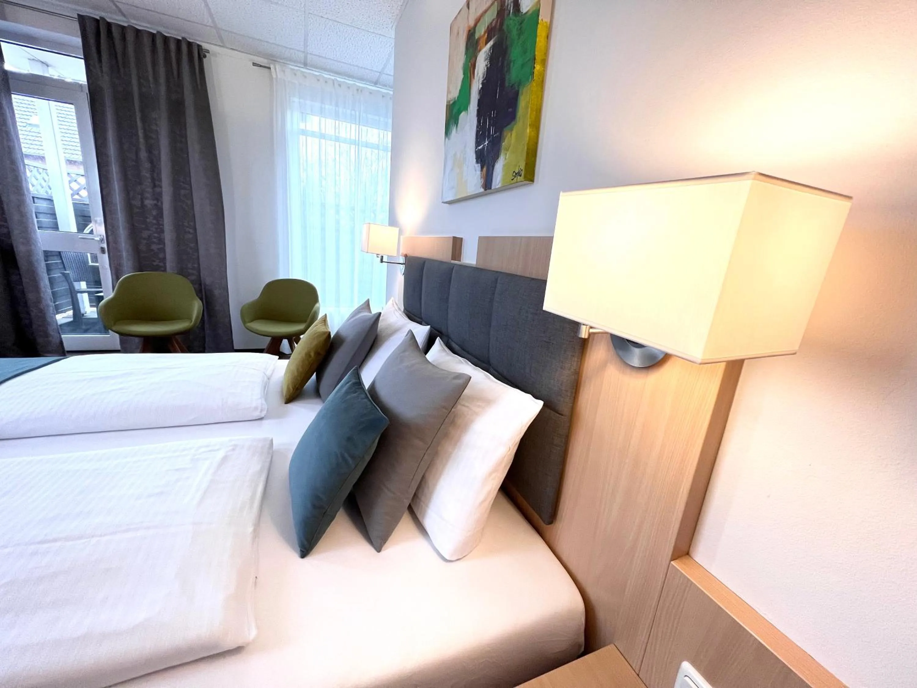 Bed in Hotel Garni am Obsthof Stade - Altes Land