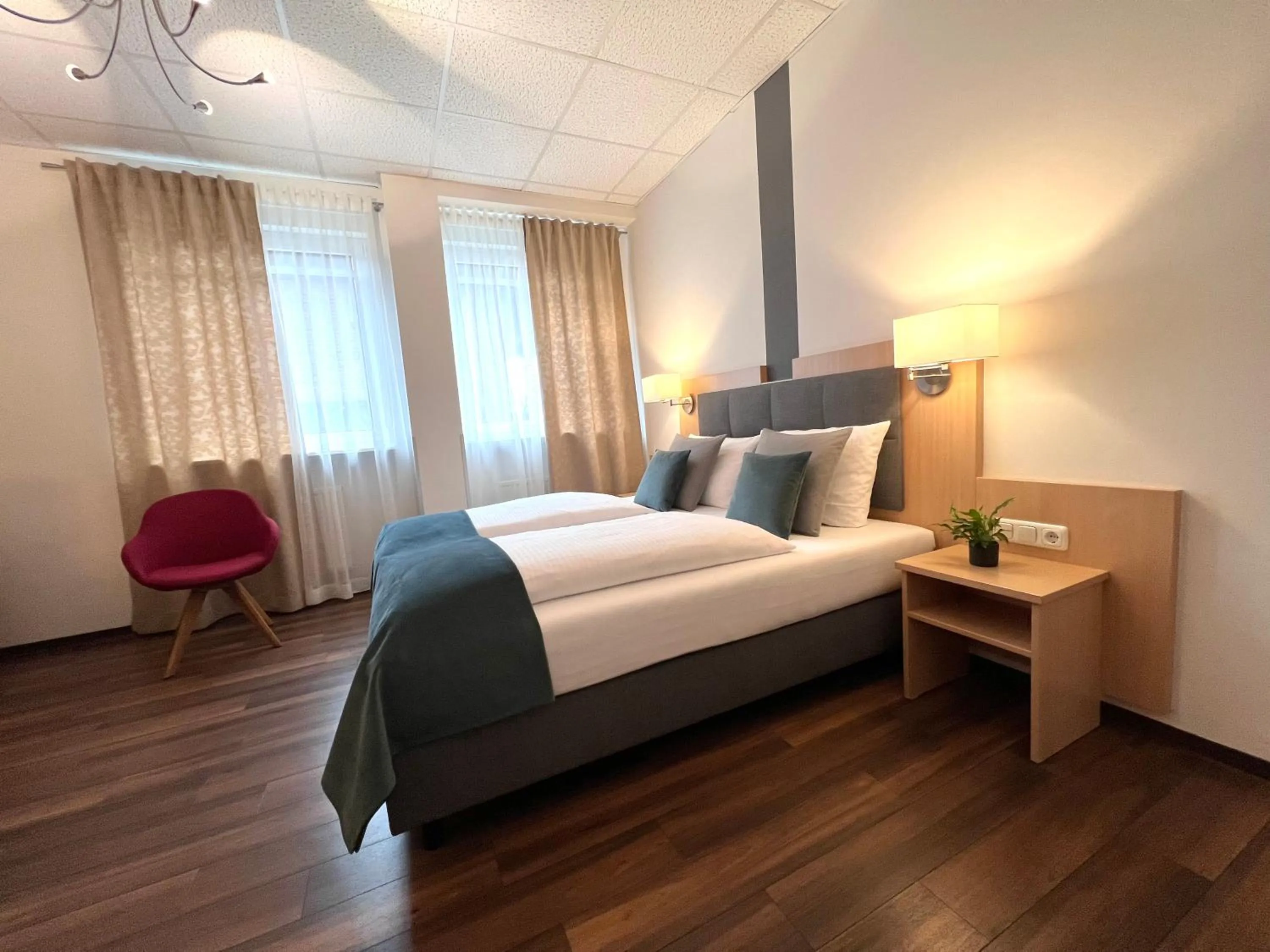 Bed in Hotel Garni am Obsthof Stade - Altes Land