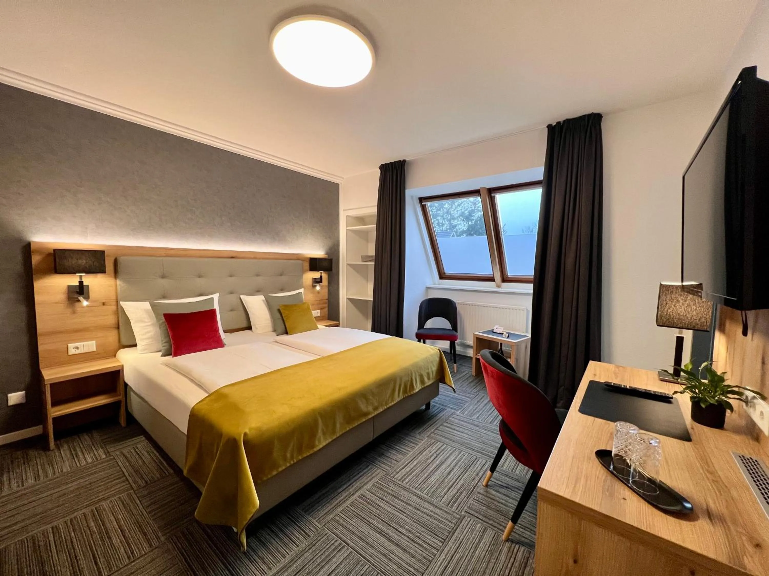 Bed in Hotel Garni am Obsthof Stade - Altes Land