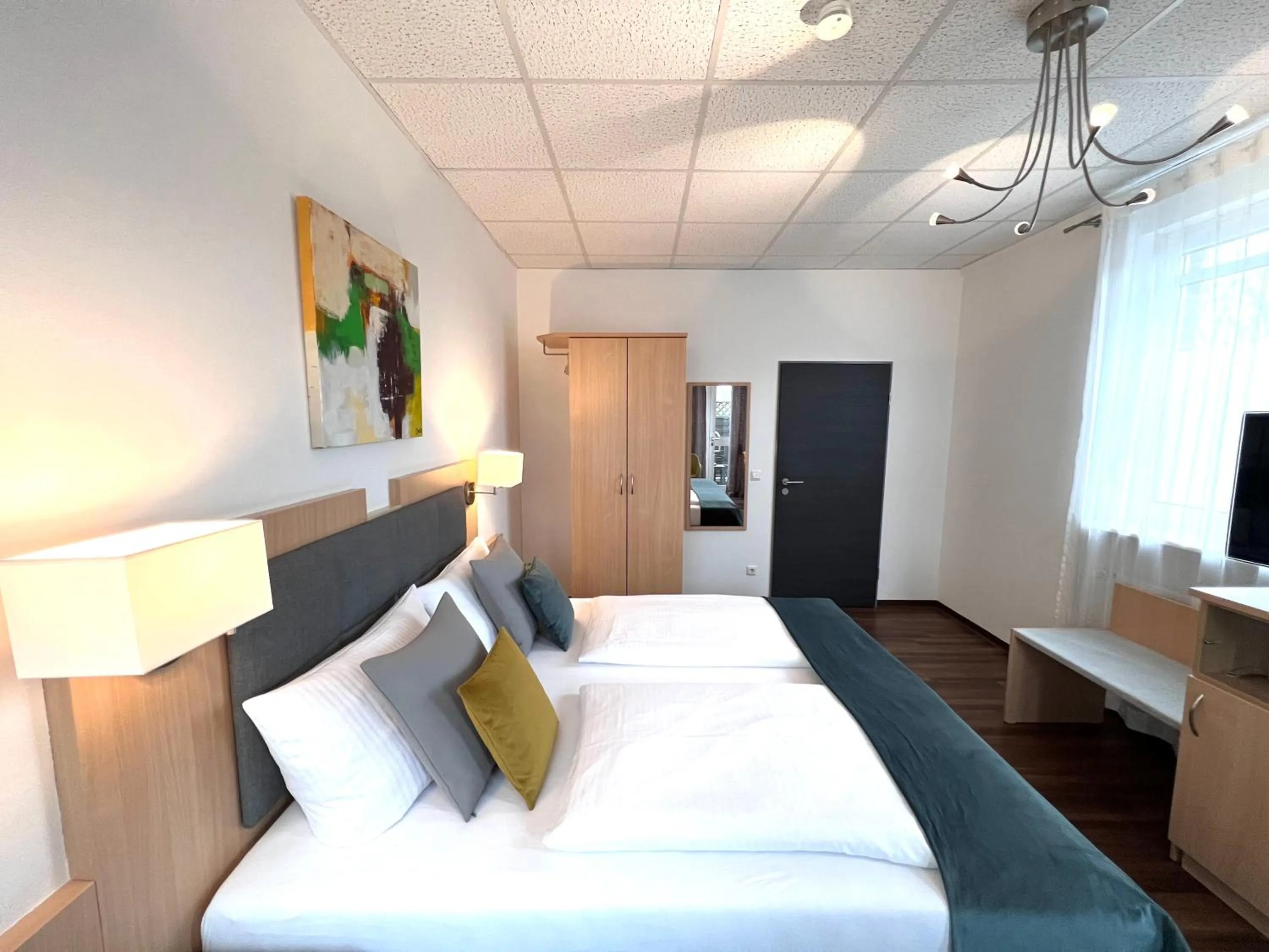 Bed in Hotel Garni am Obsthof Stade - Altes Land