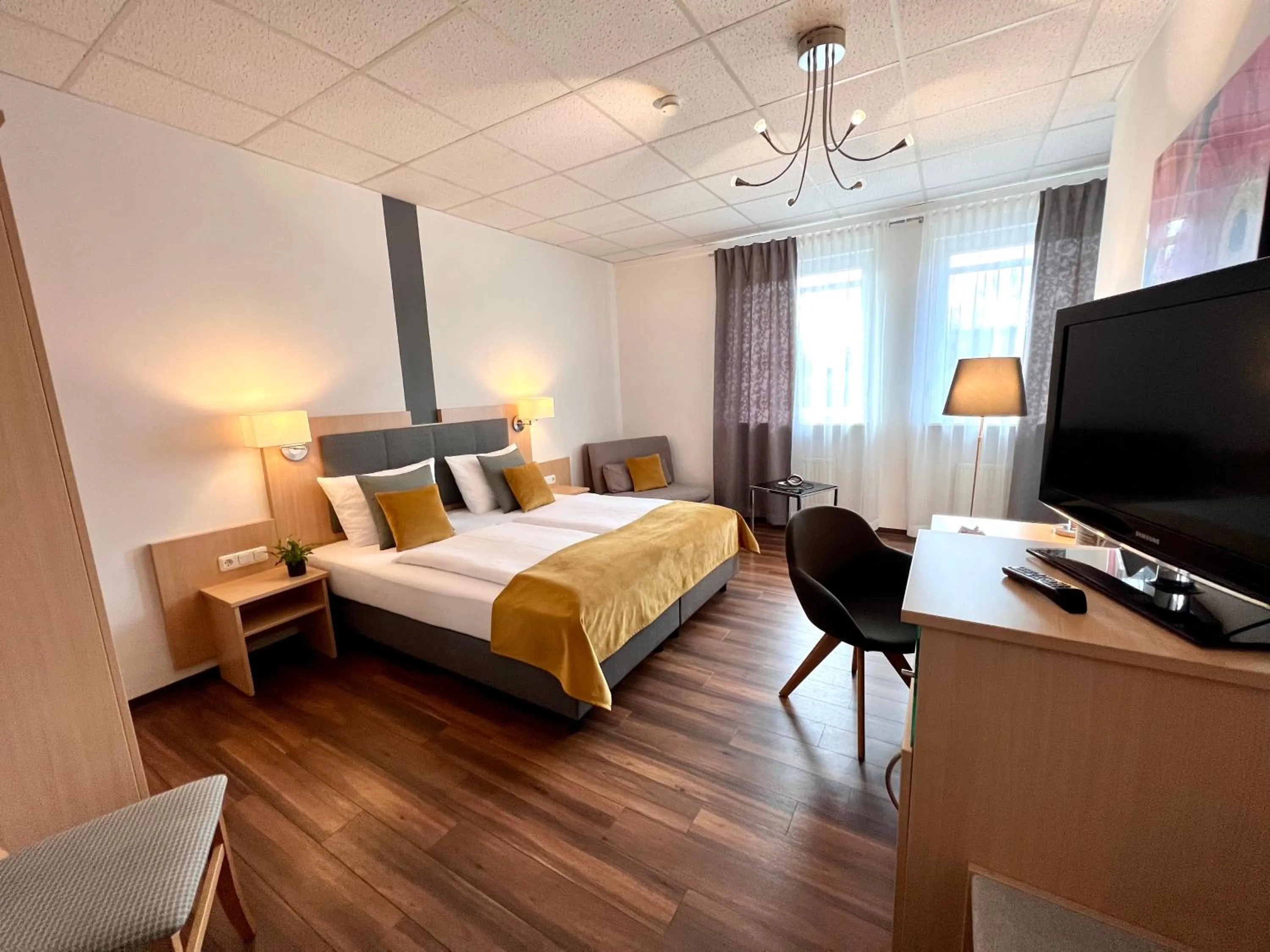 Bed in Hotel Garni am Obsthof Stade - Altes Land