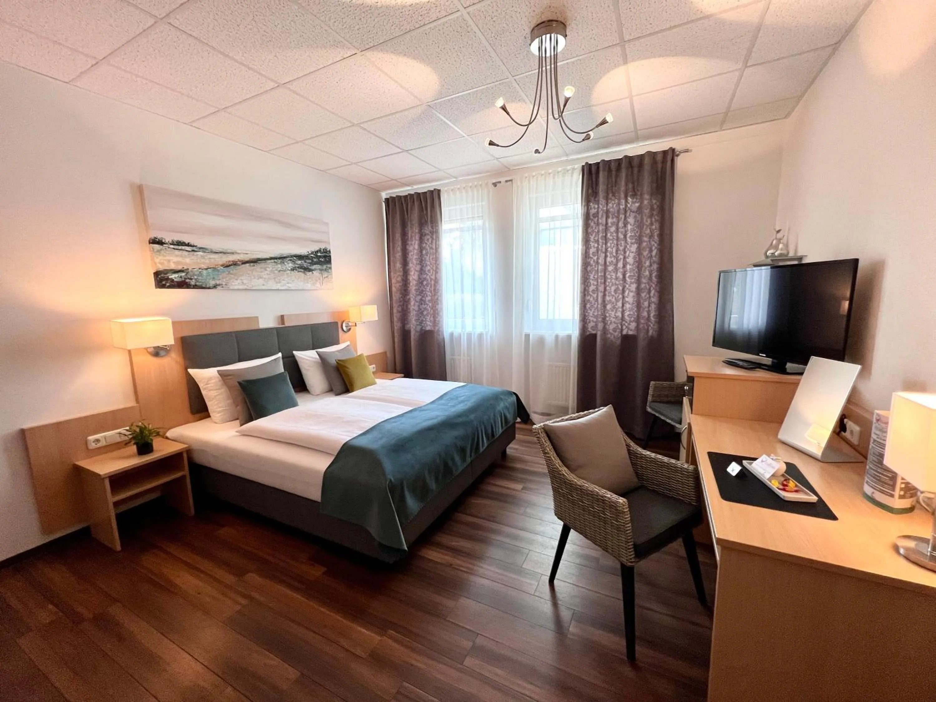 Bed in Hotel Garni am Obsthof Stade - Altes Land