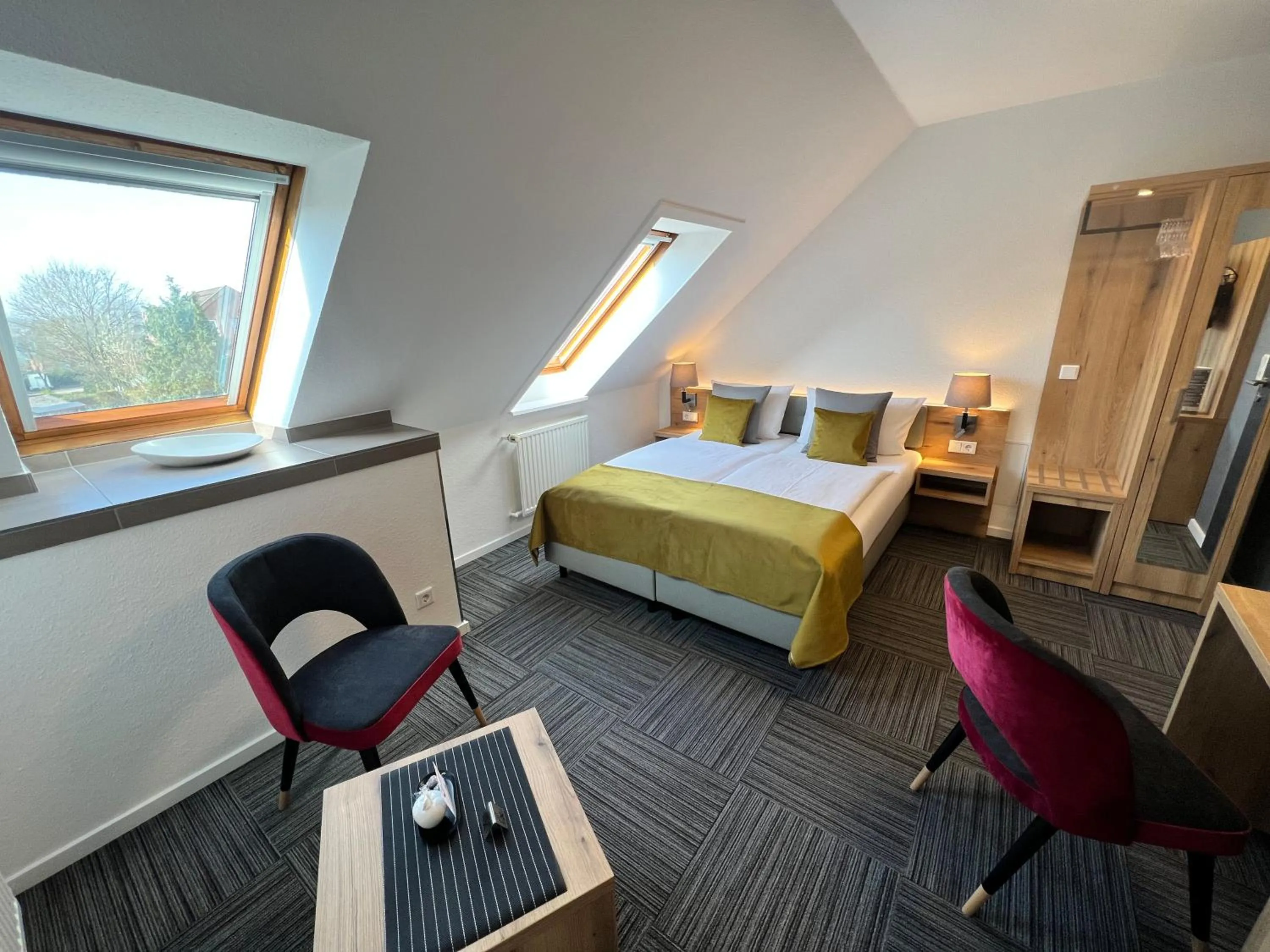 Bed in Hotel Garni am Obsthof Stade - Altes Land