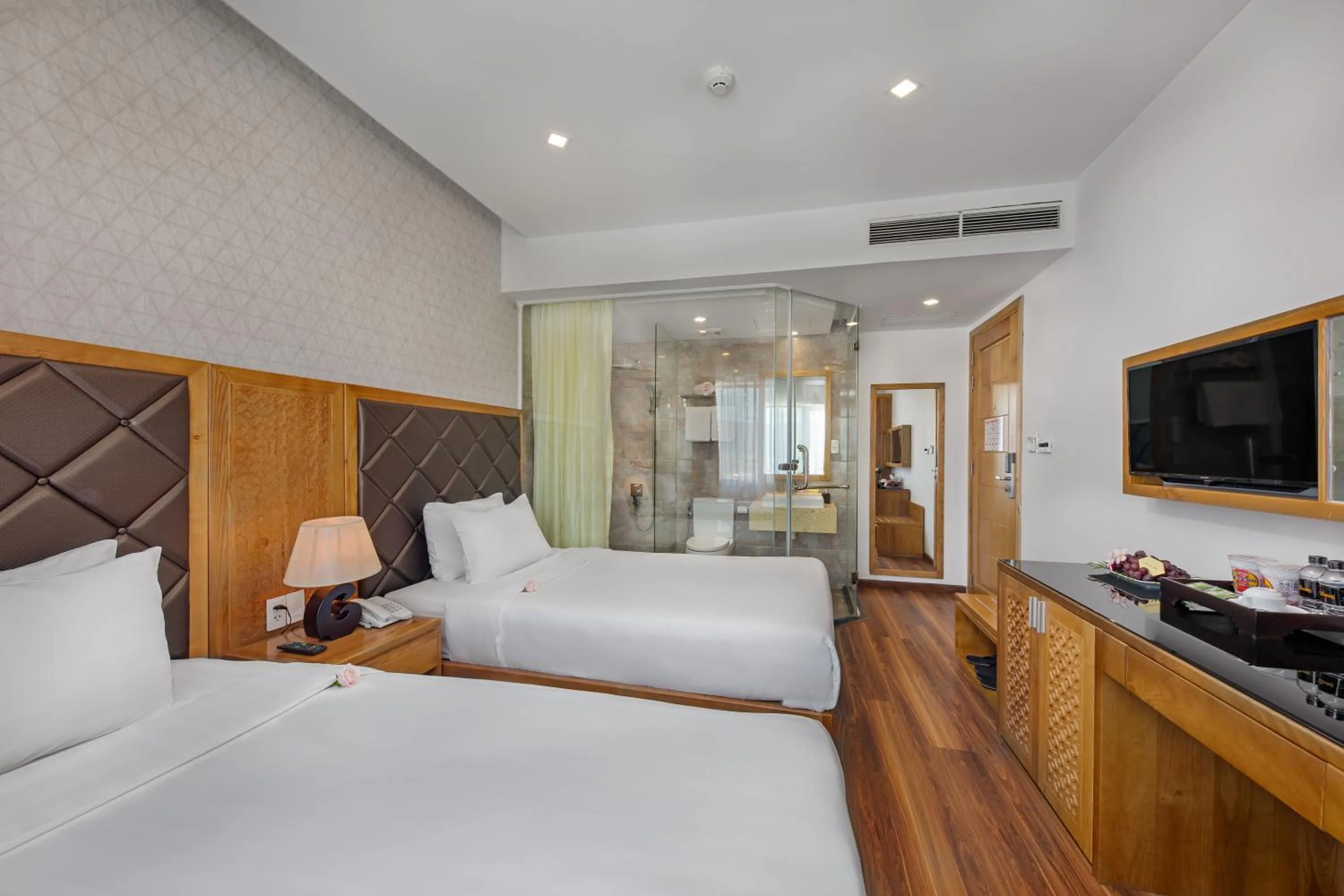 Bed in Grand Sunrise 3 Hotel & Spa Da Nang