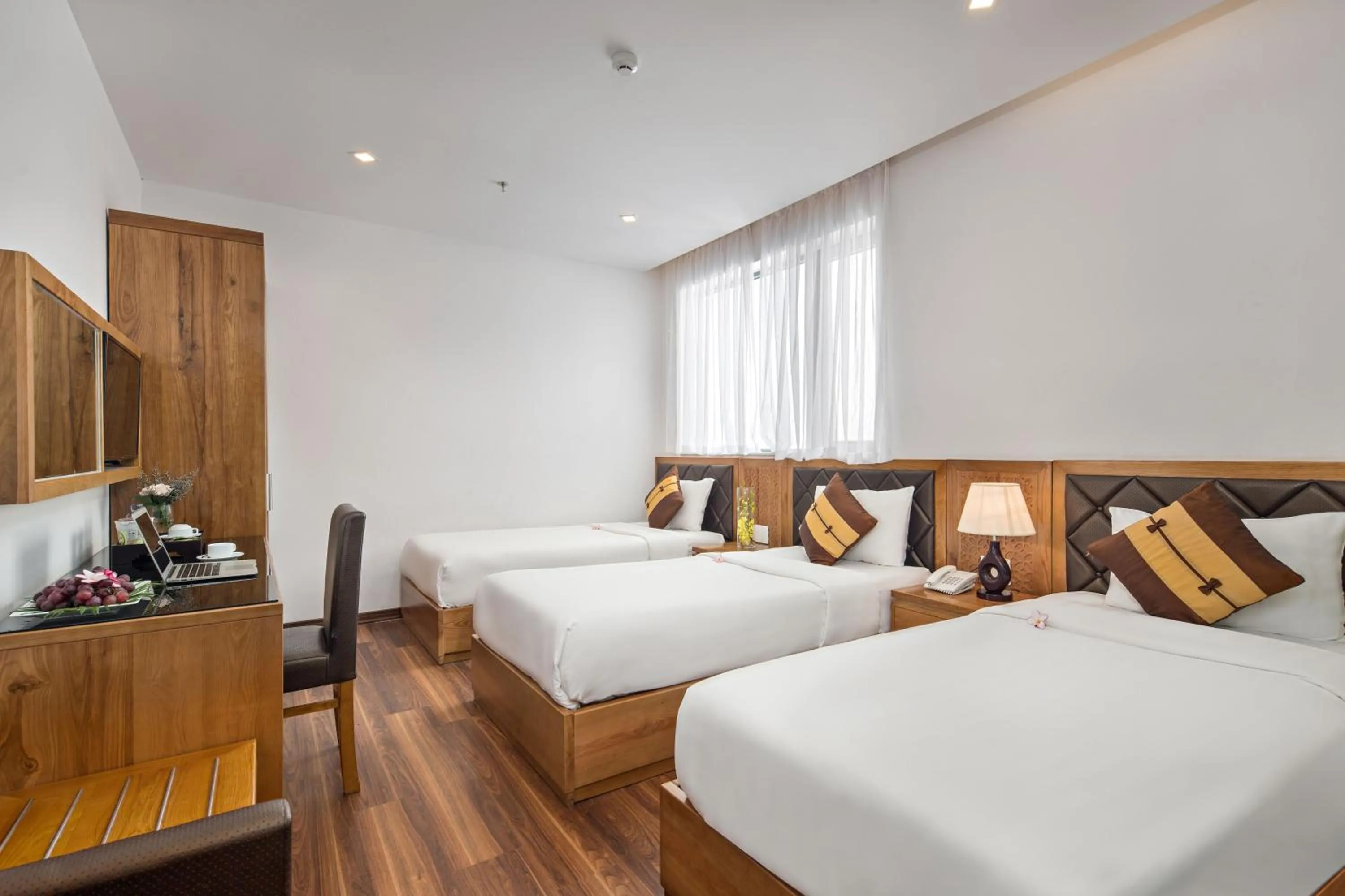 Bed in Grand Sunrise 3 Hotel & Spa Da Nang