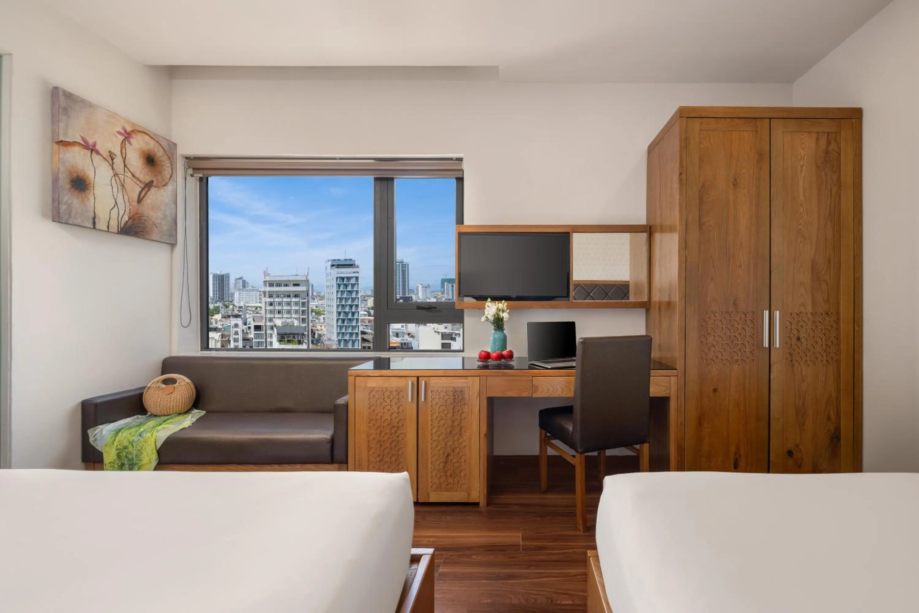 TV and multimedia, Bed in Grand Sunrise 3 Hotel & Spa Da Nang