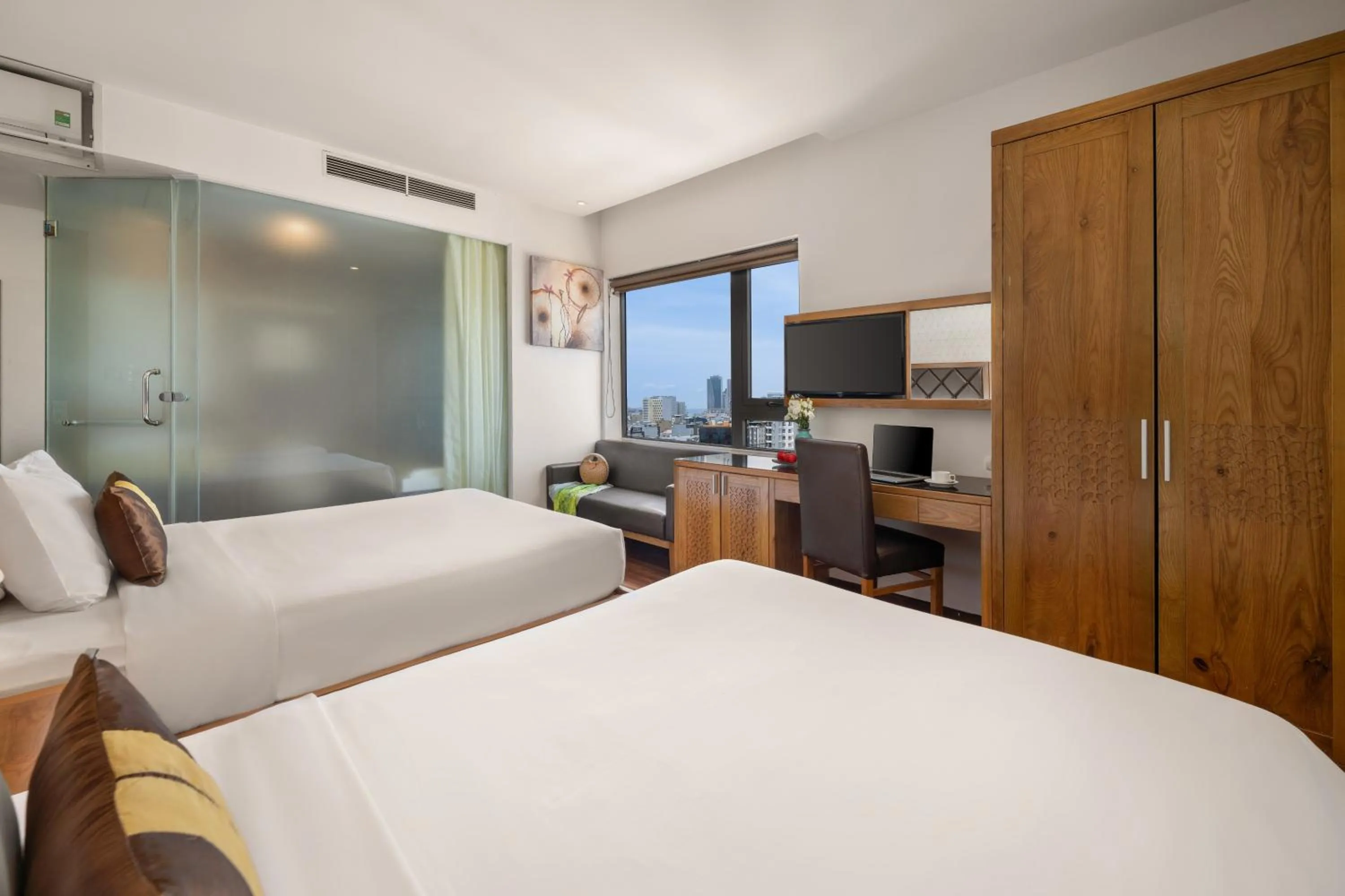Bed in Grand Sunrise 3 Hotel & Spa Da Nang