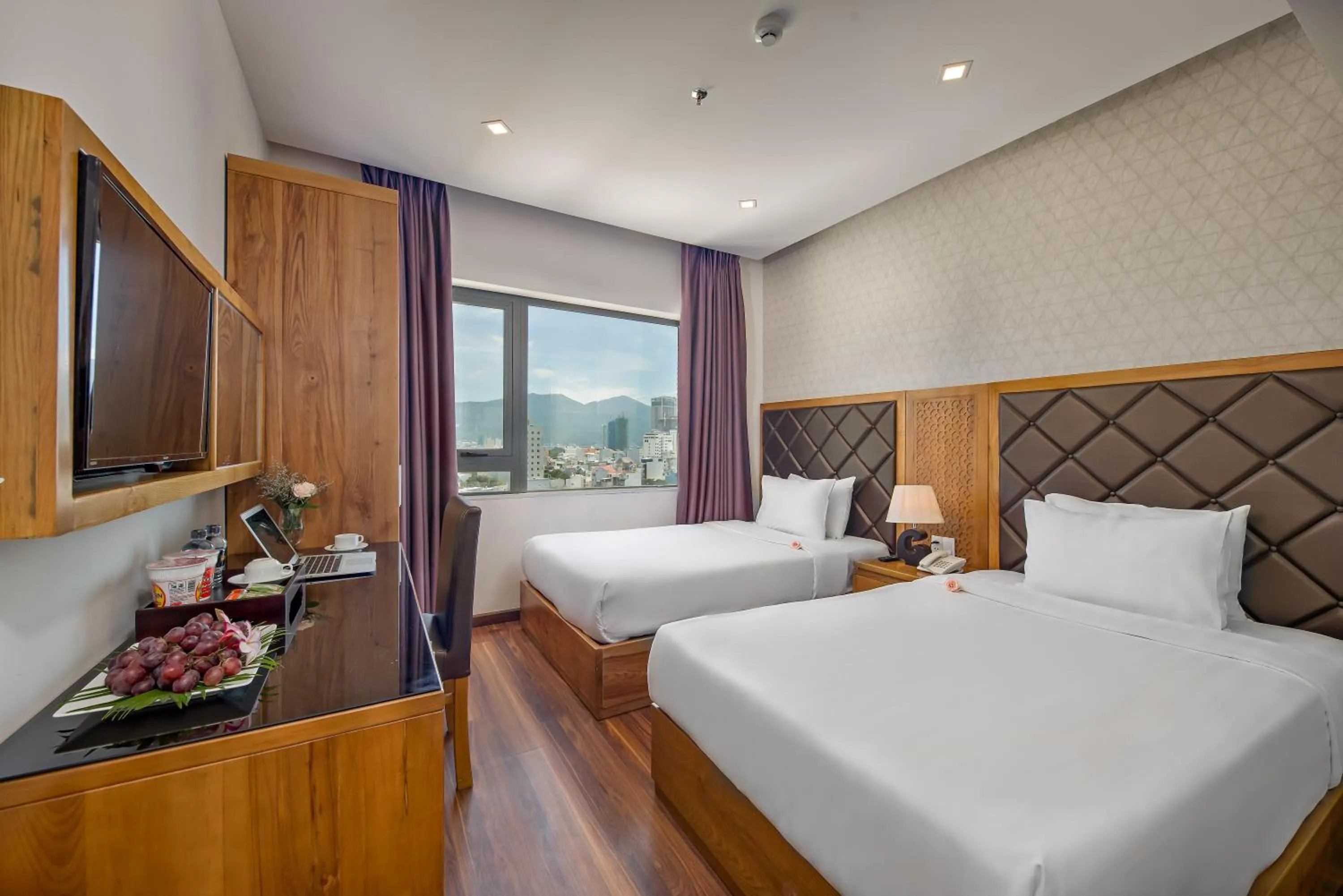 Bed in Grand Sunrise 3 Hotel & Spa Da Nang