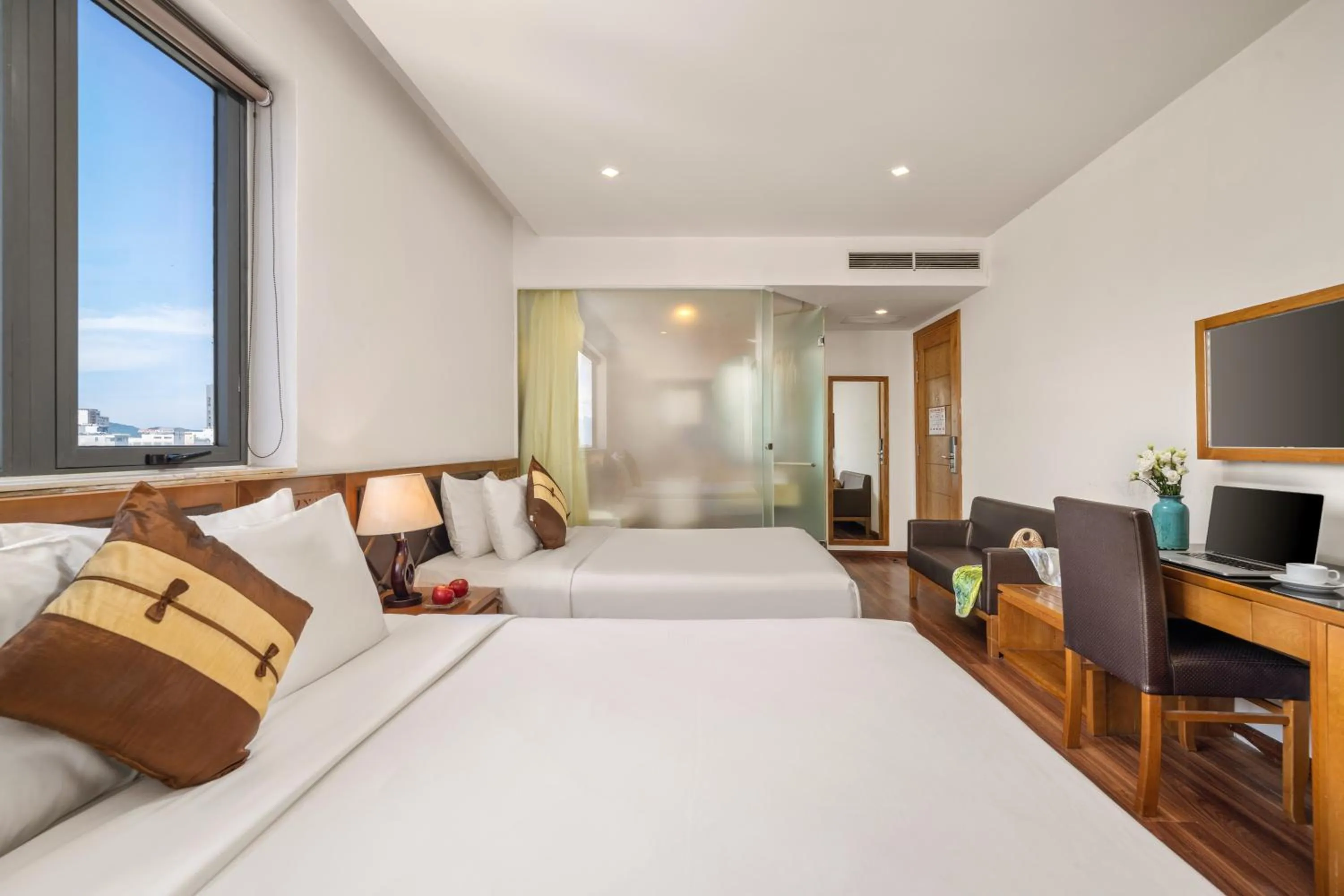 Bed in Grand Sunrise 3 Hotel & Spa Da Nang