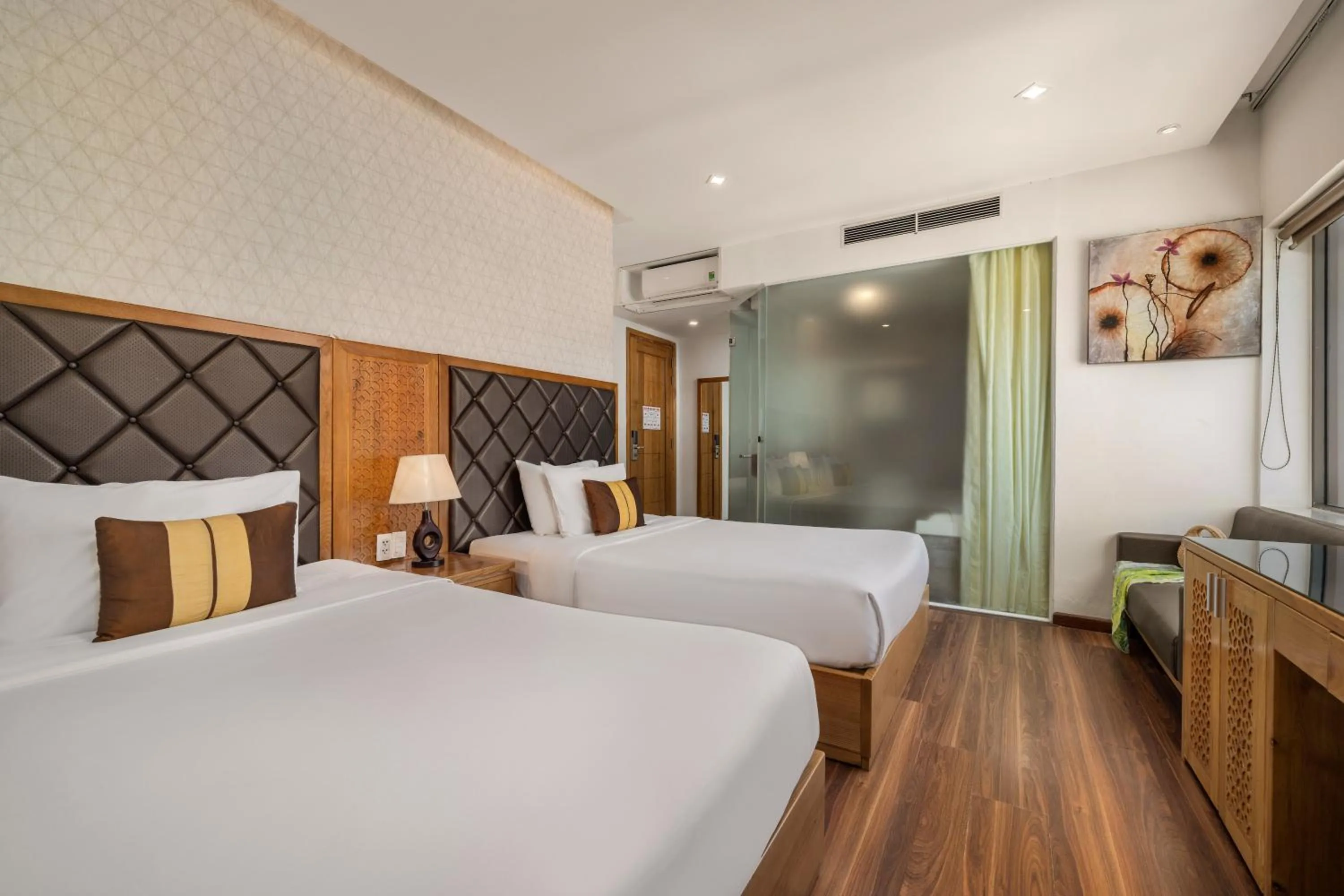 Bed in Grand Sunrise 3 Hotel & Spa Da Nang
