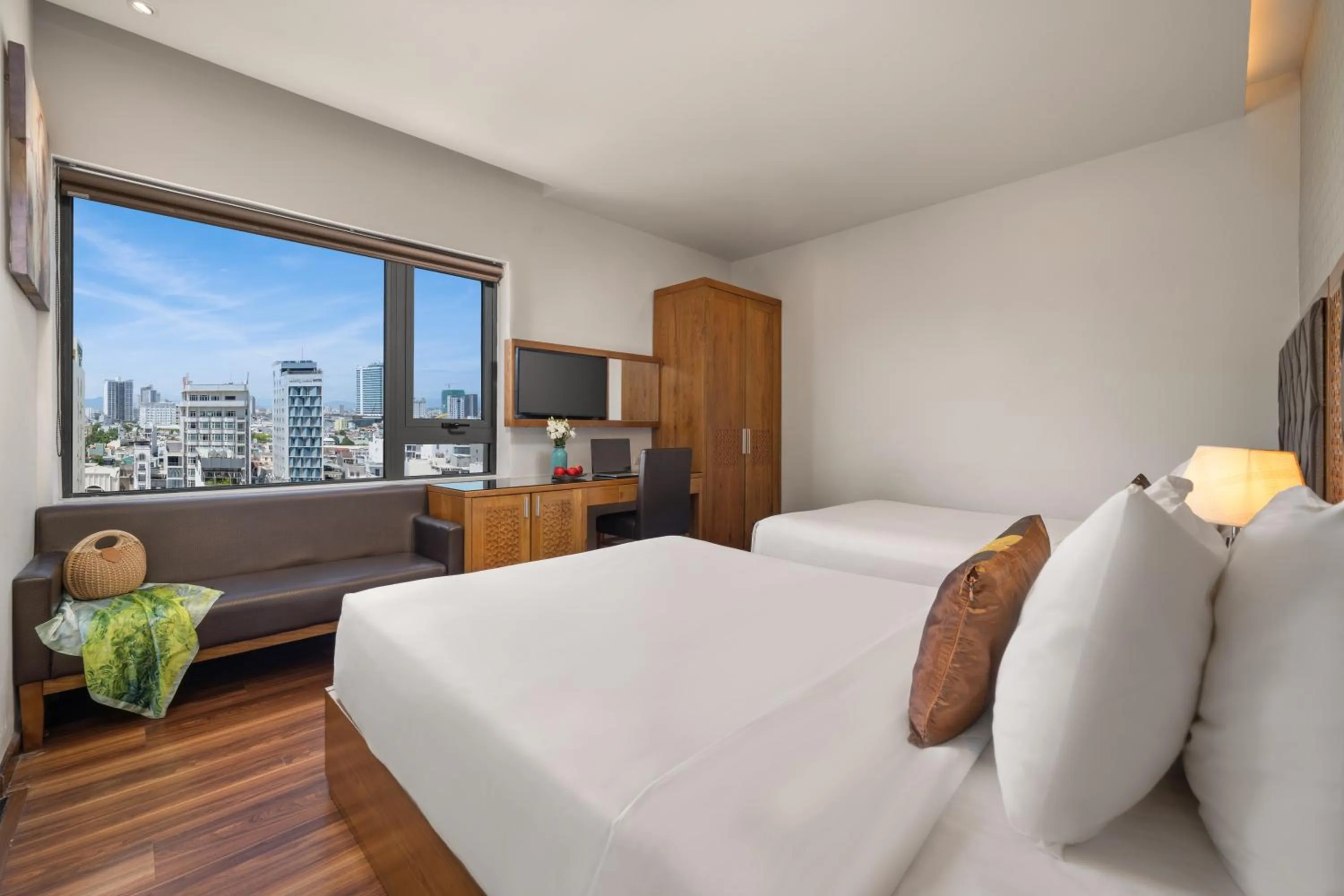 TV and multimedia, Bed in Grand Sunrise 3 Hotel & Spa Da Nang