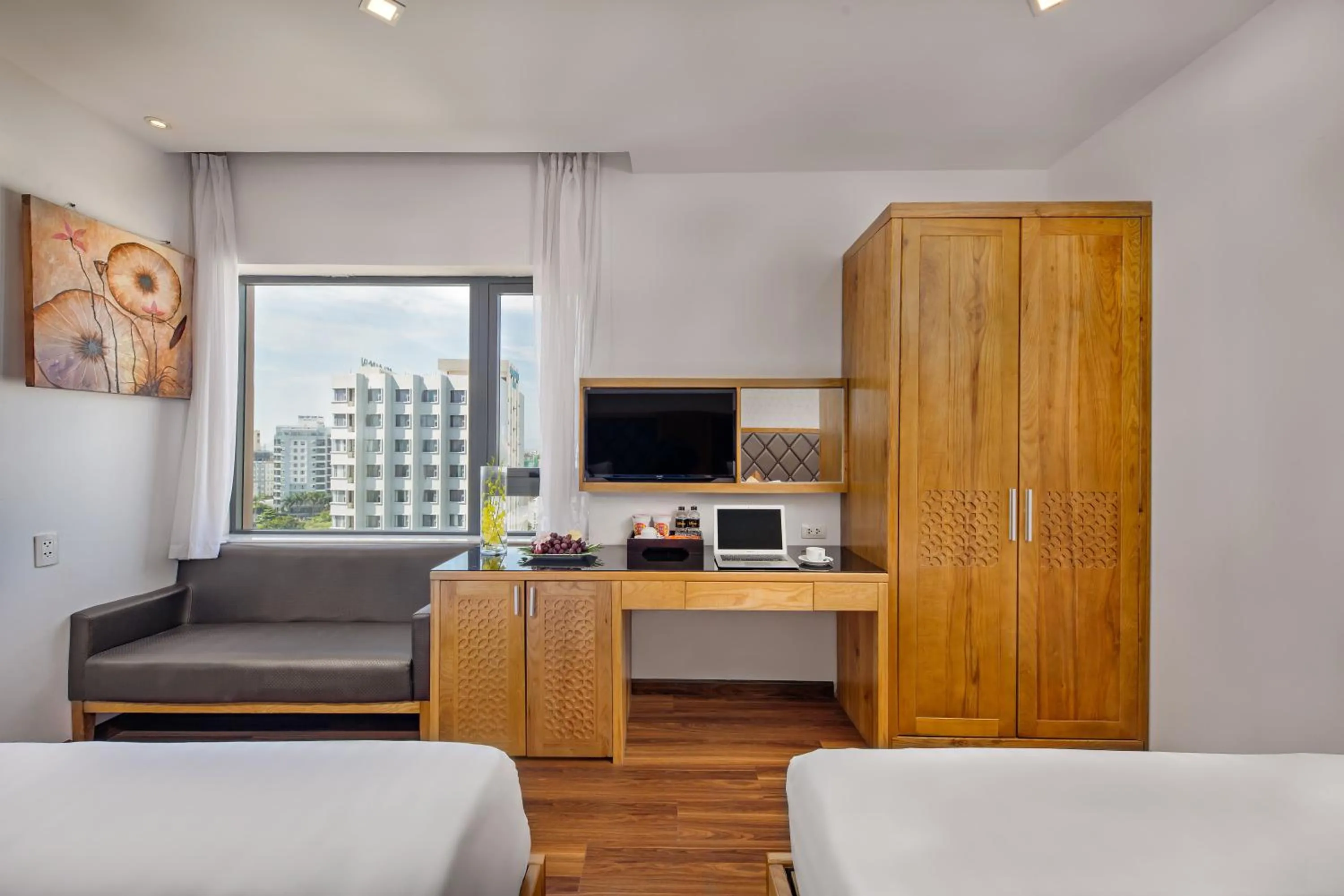 Bed in Grand Sunrise 3 Hotel & Spa Da Nang