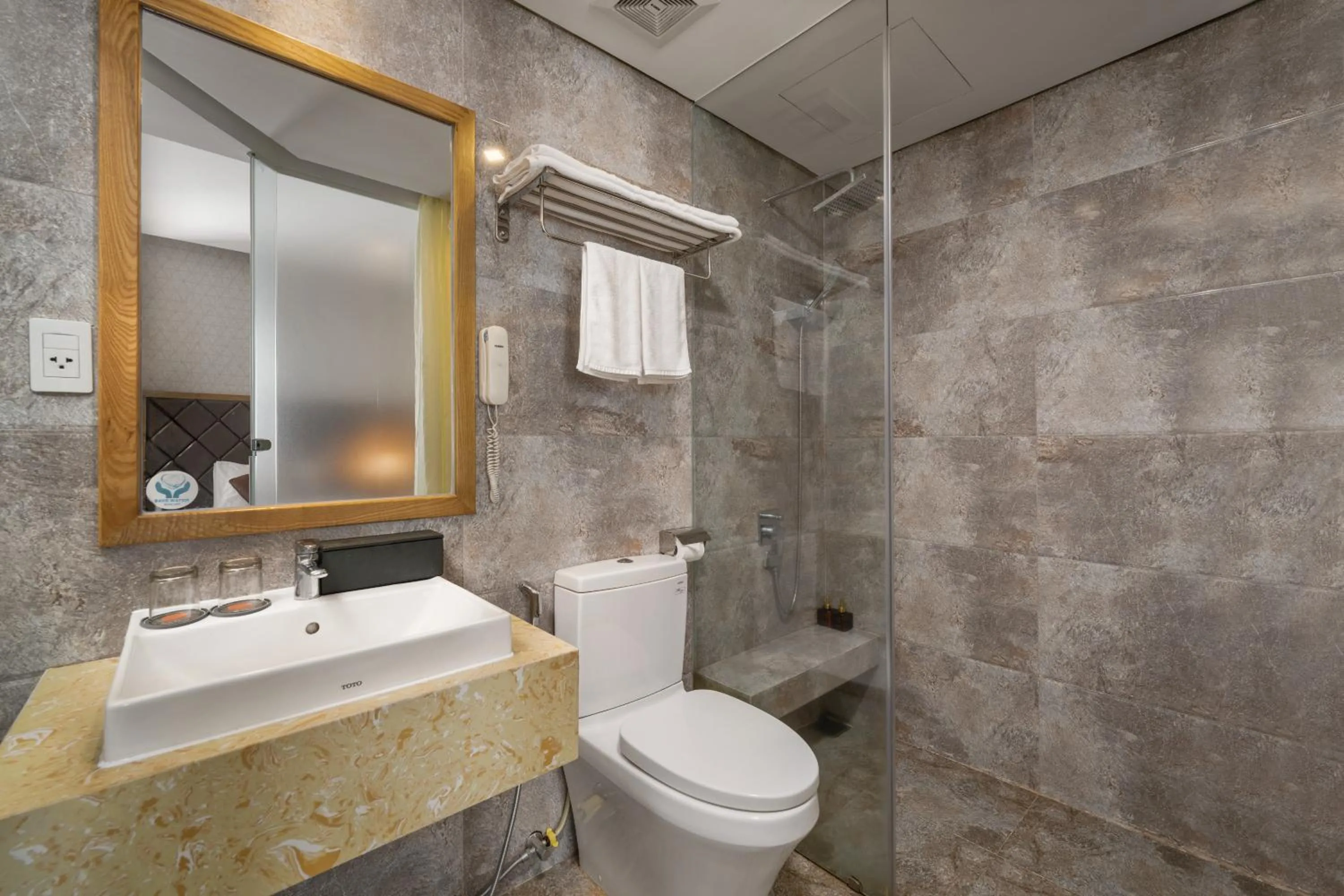 Shower in Grand Sunrise 3 Hotel & Spa Da Nang