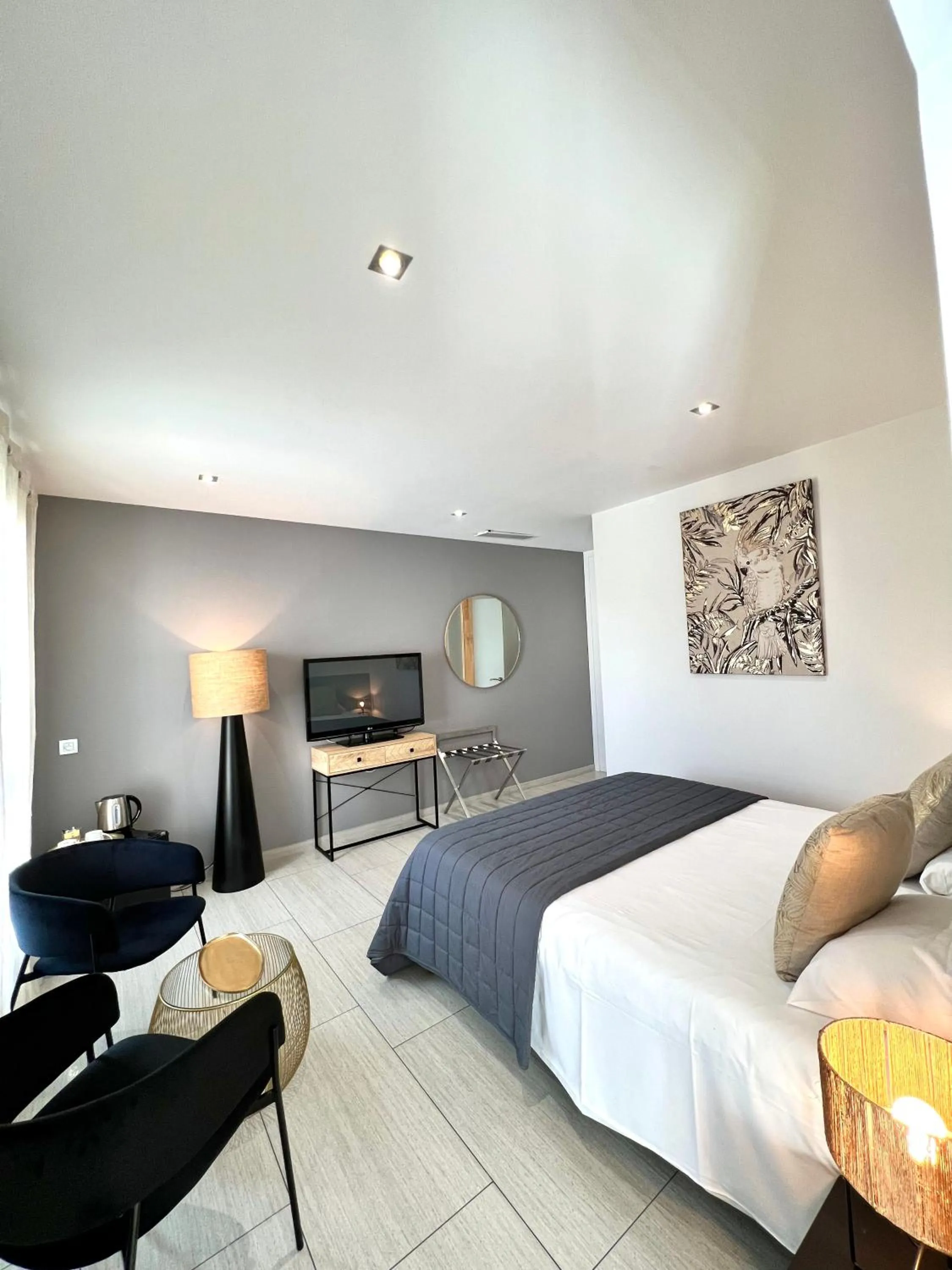 Bed in Les Alizés Résidence & Spa