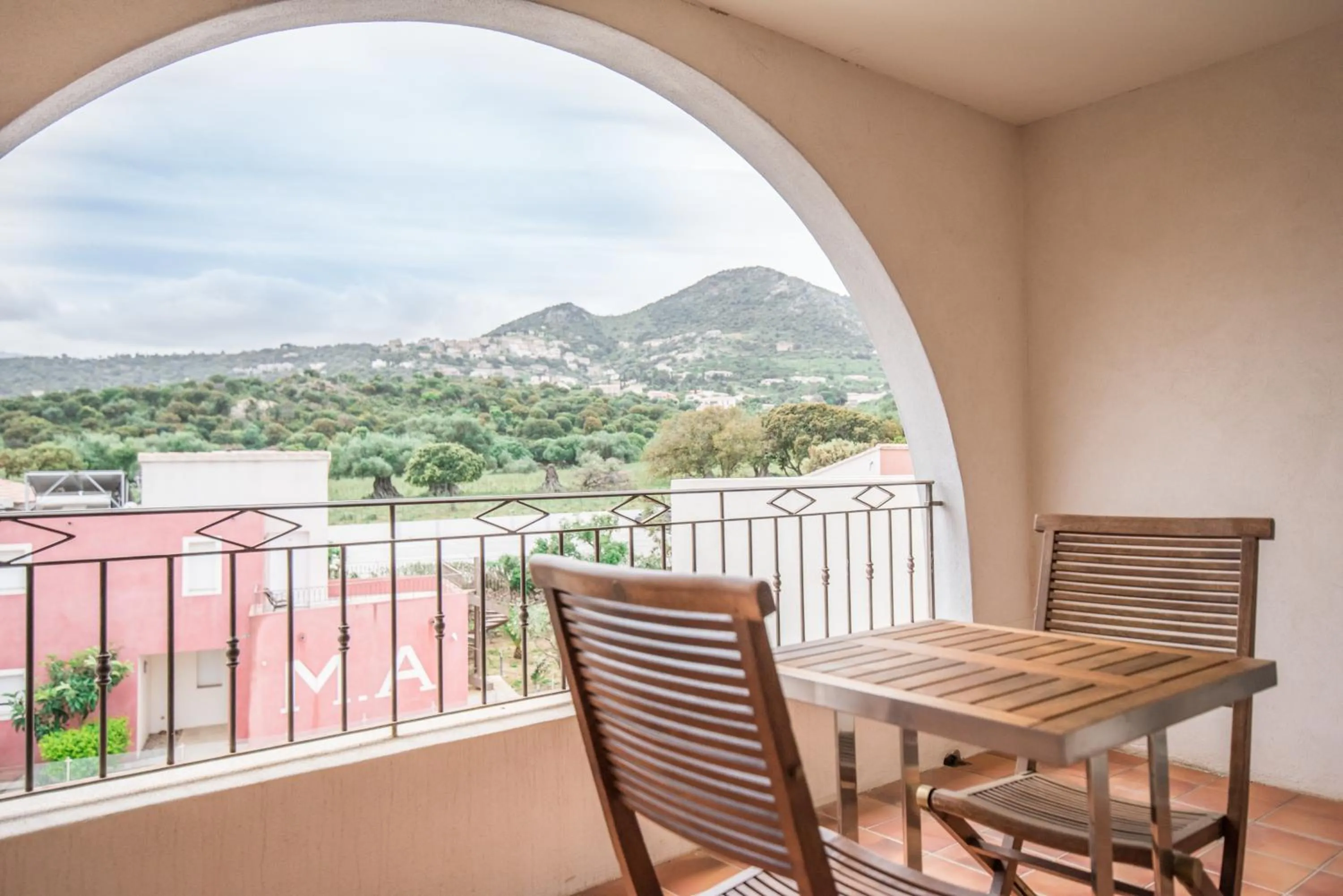 Balcony/Terrace in Les Alizés Résidence & Spa
