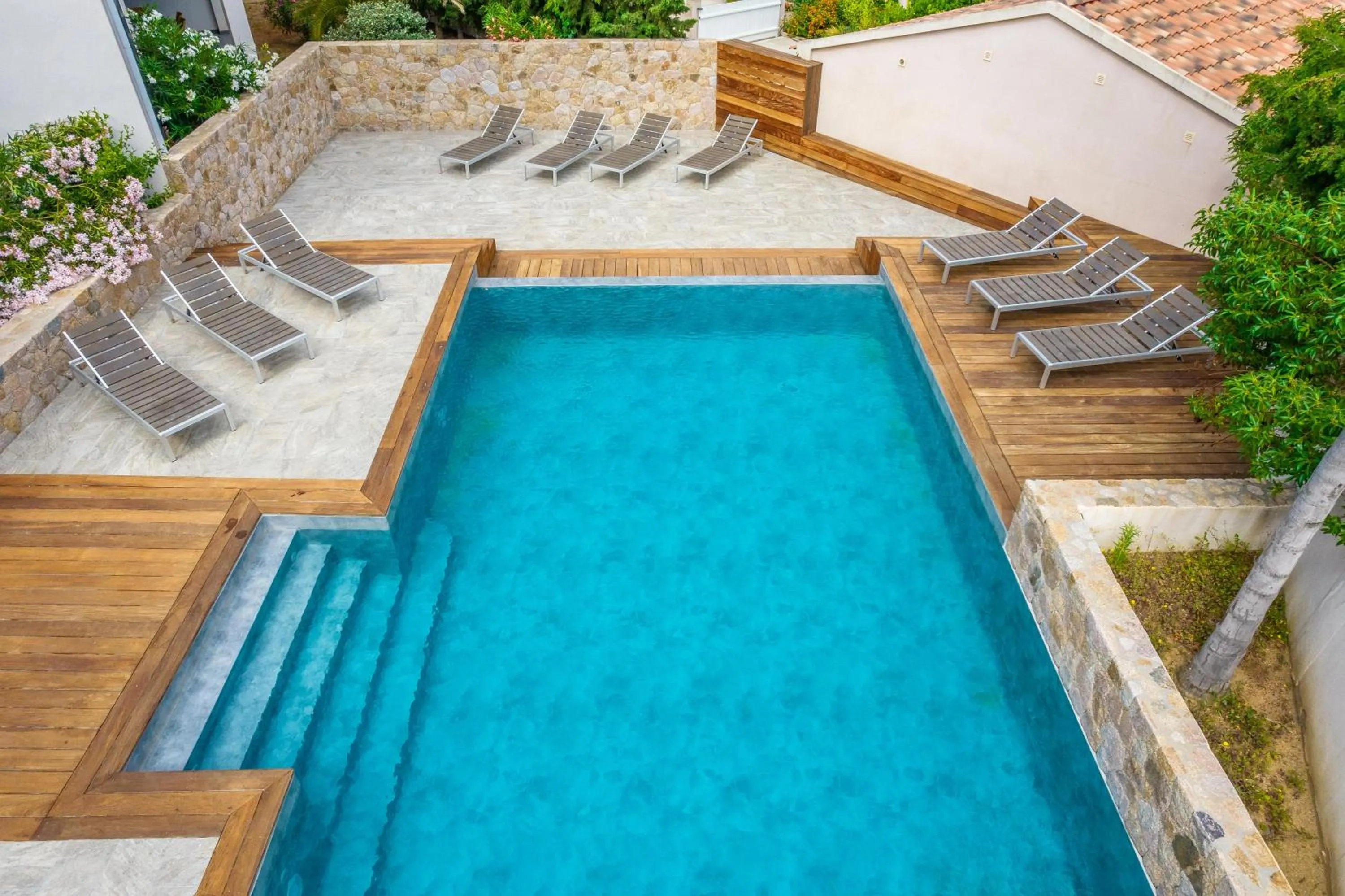 Swimming pool in Les Alizés Résidence & Spa