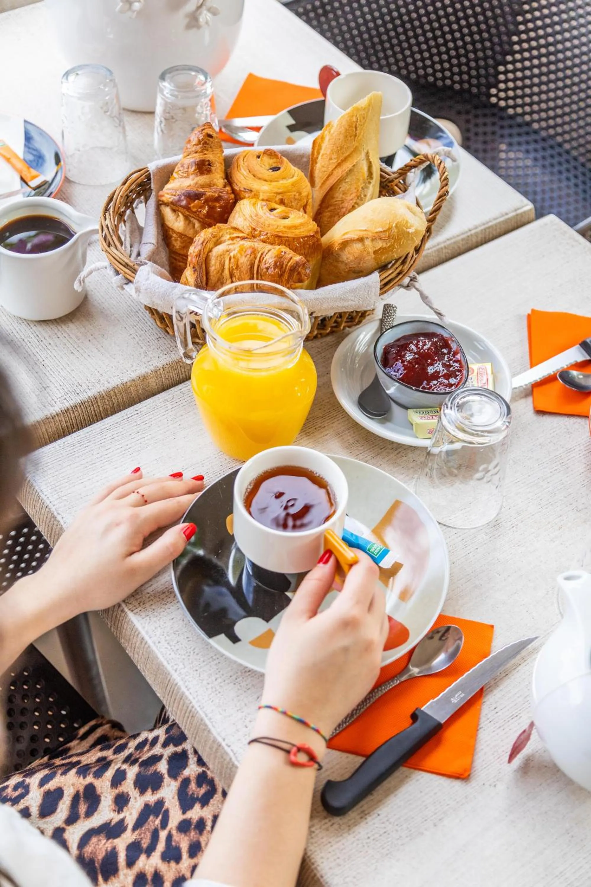 Breakfast in Les Alizés Résidence & Spa