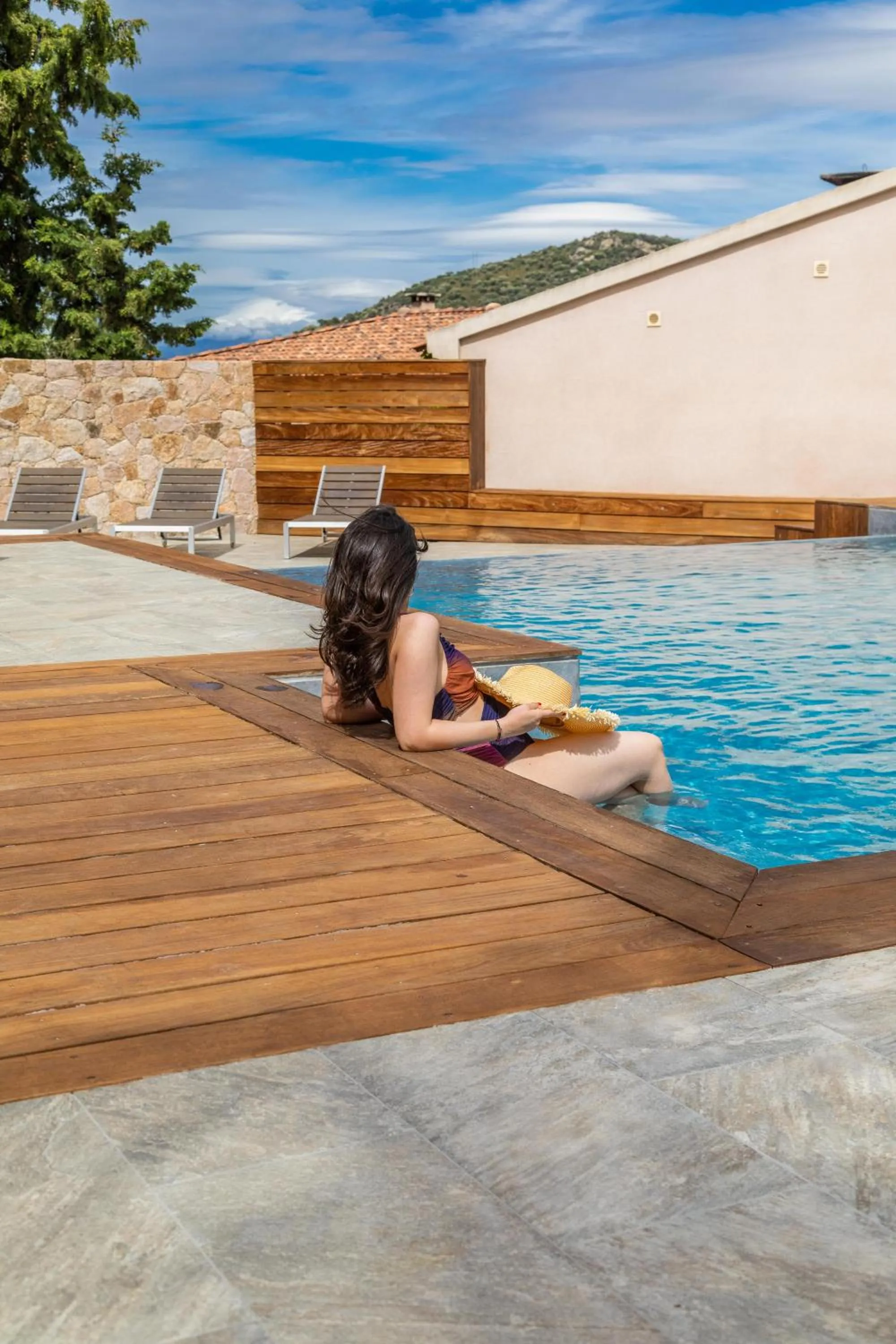 Swimming pool in Les Alizés Résidence & Spa